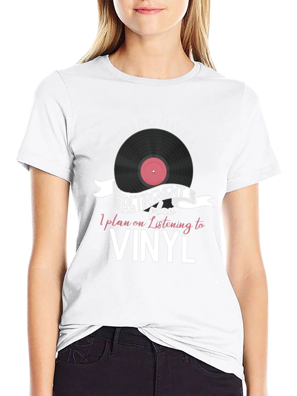 Vinyl Retirement Plan Graphic T-Shirt