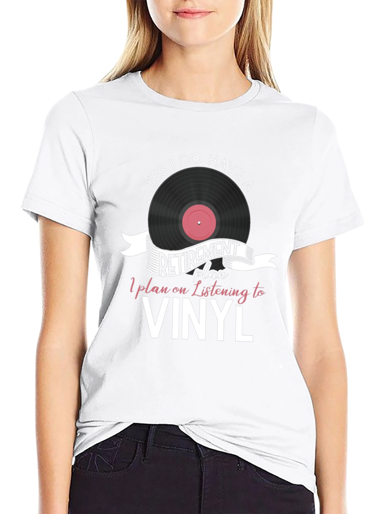 Vinyl Retirement Plan Graphic T-Shirt