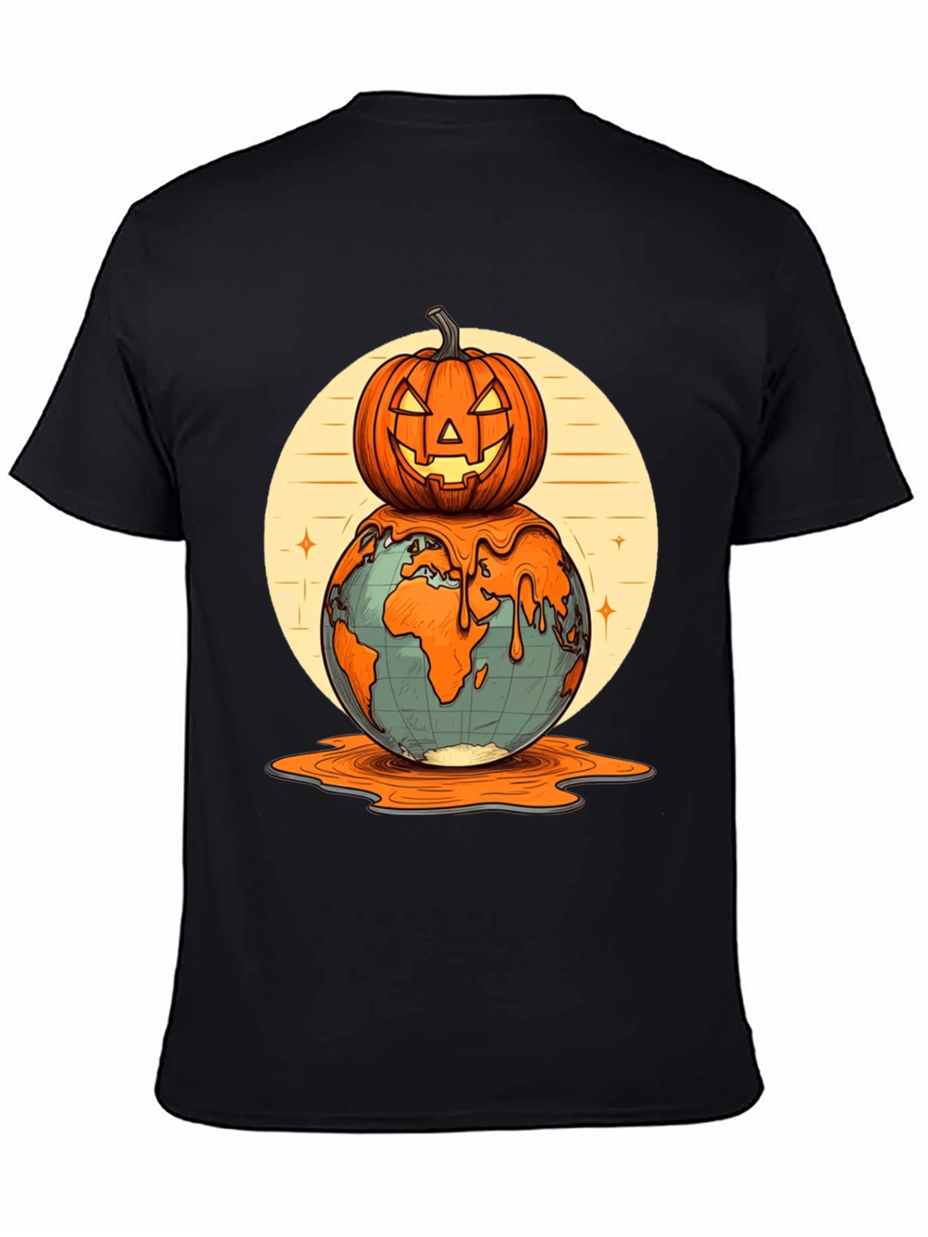 Melting Earth Pumpkin T-Shirt
