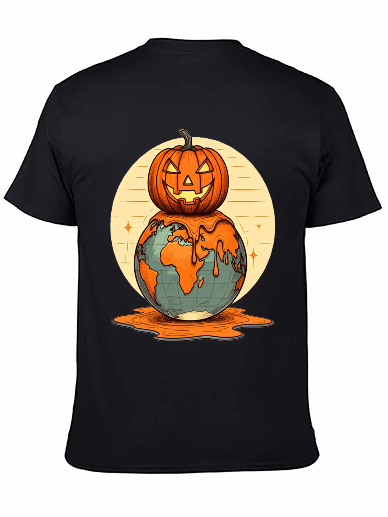 Melting Earth Pumpkin T-Shirt