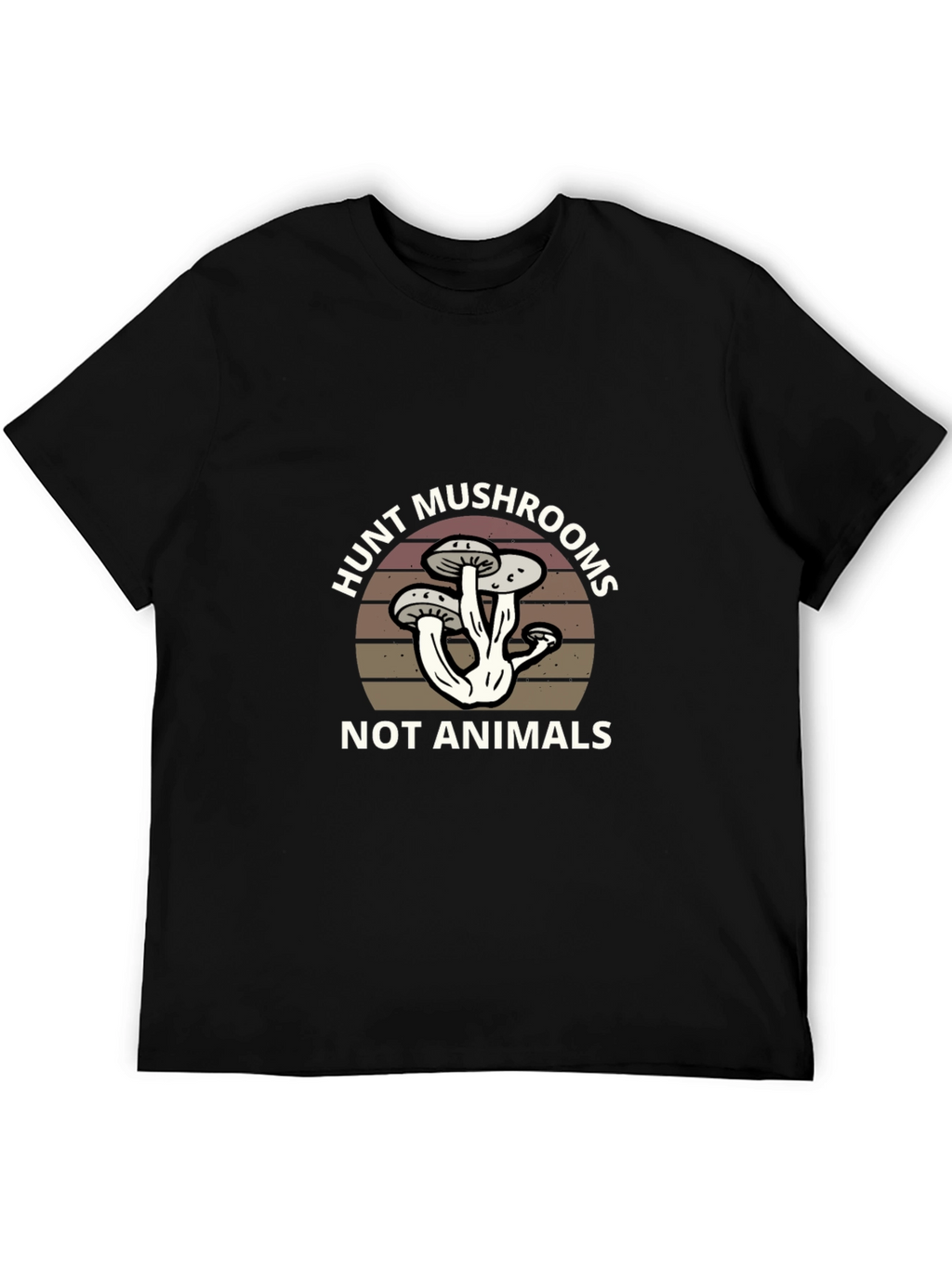 Hunt Mushrooms T-Shirt - Vegan Foraging Apparel