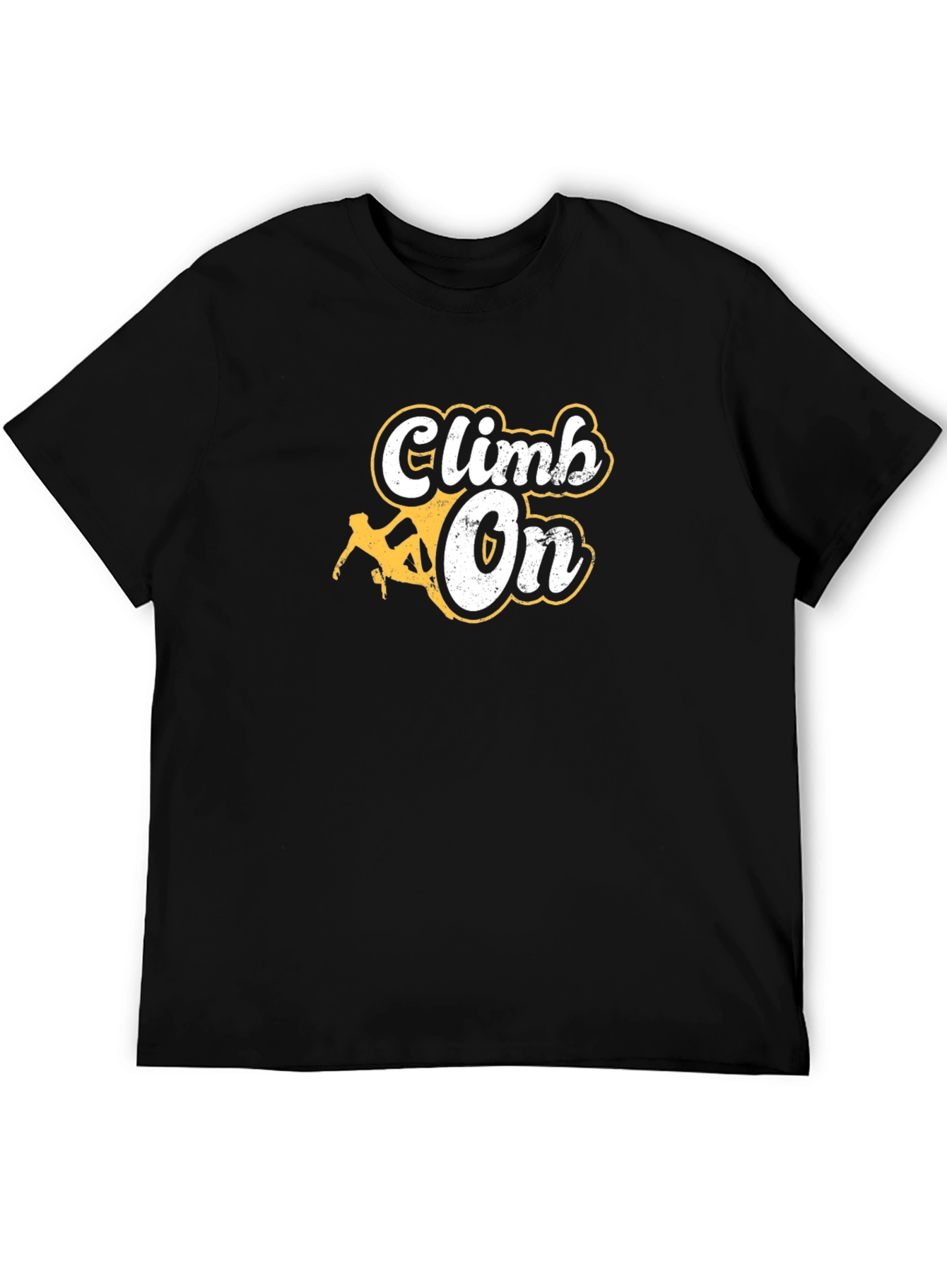 Climb On Graphic Tee - Black