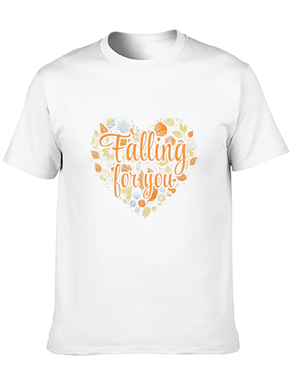 Falling for You Floral Heart Graphic Tee