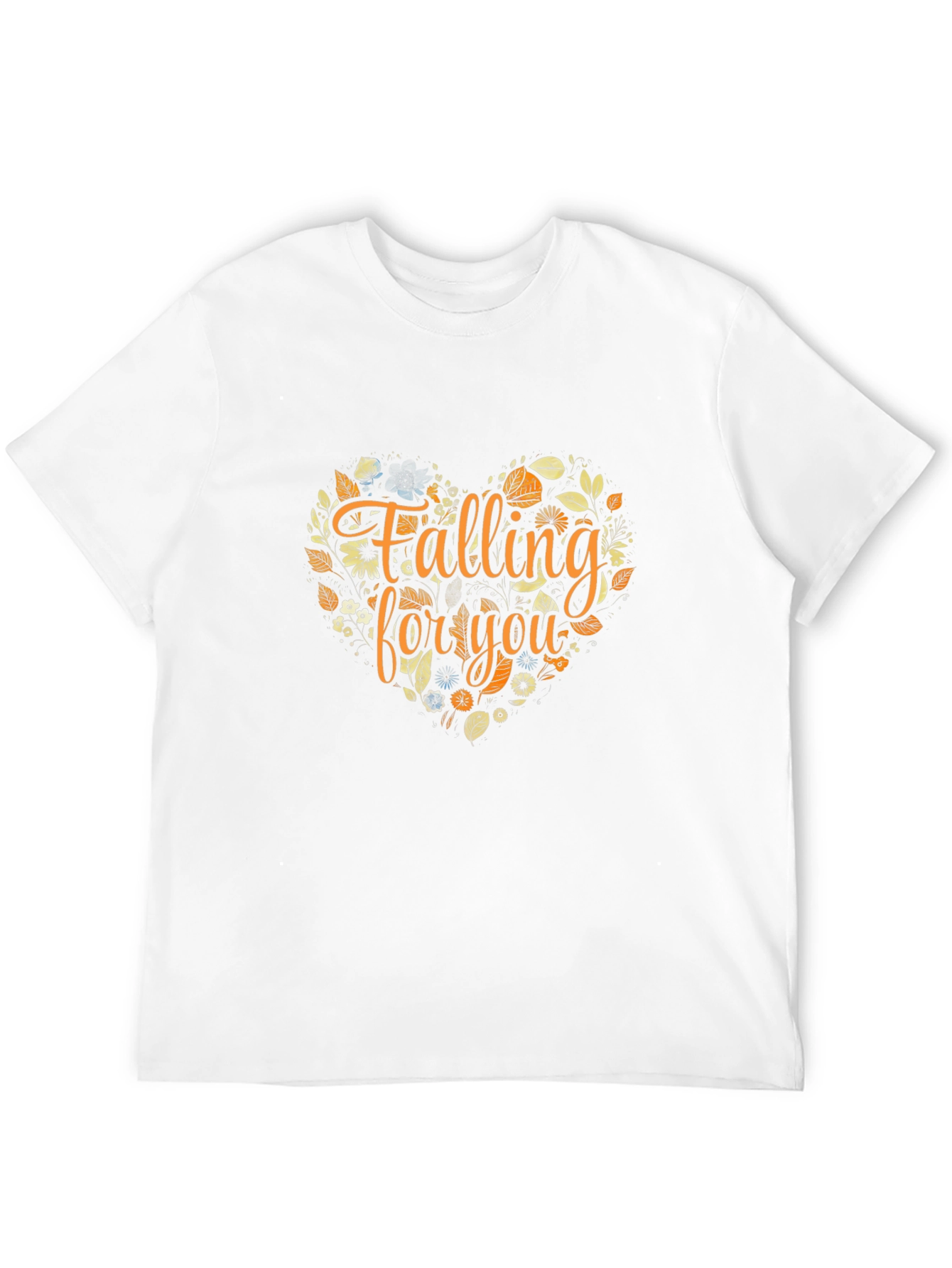 Falling for You Floral Heart Graphic Tee
