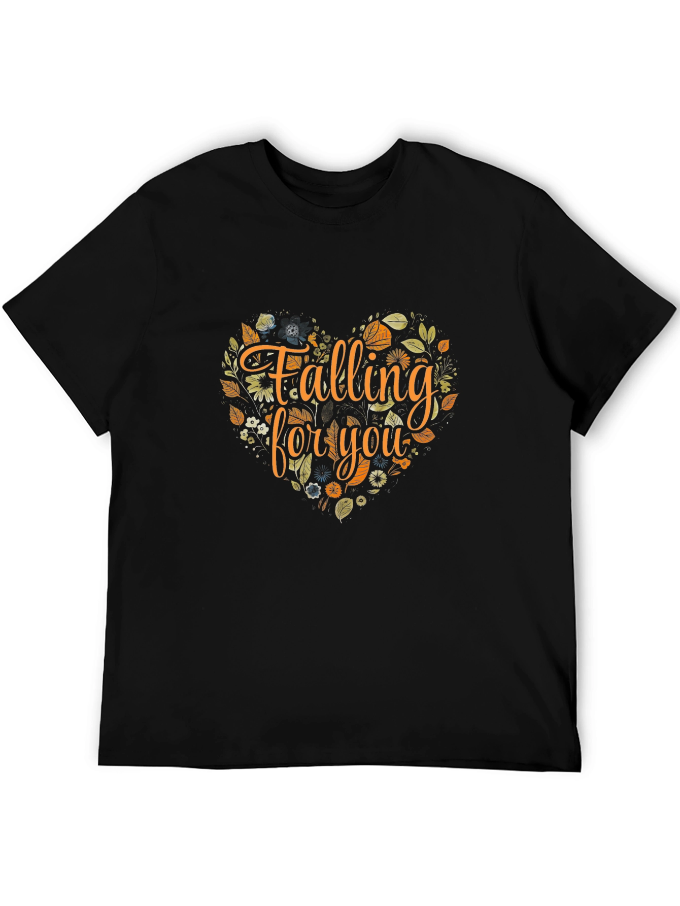 Falling for You Floral Heart Graphic Tee