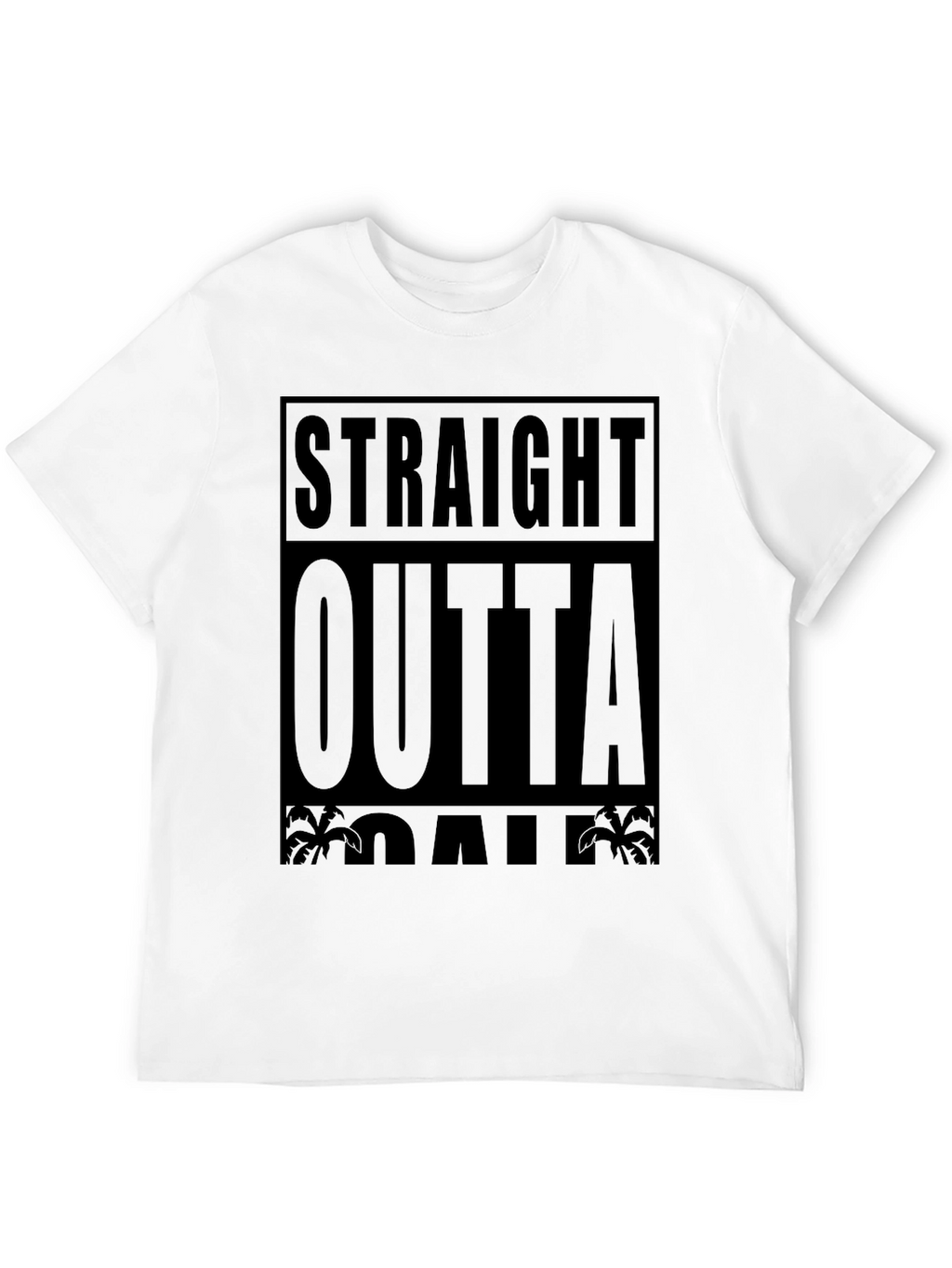 Straight Outta Oahu Black T-Shirt
