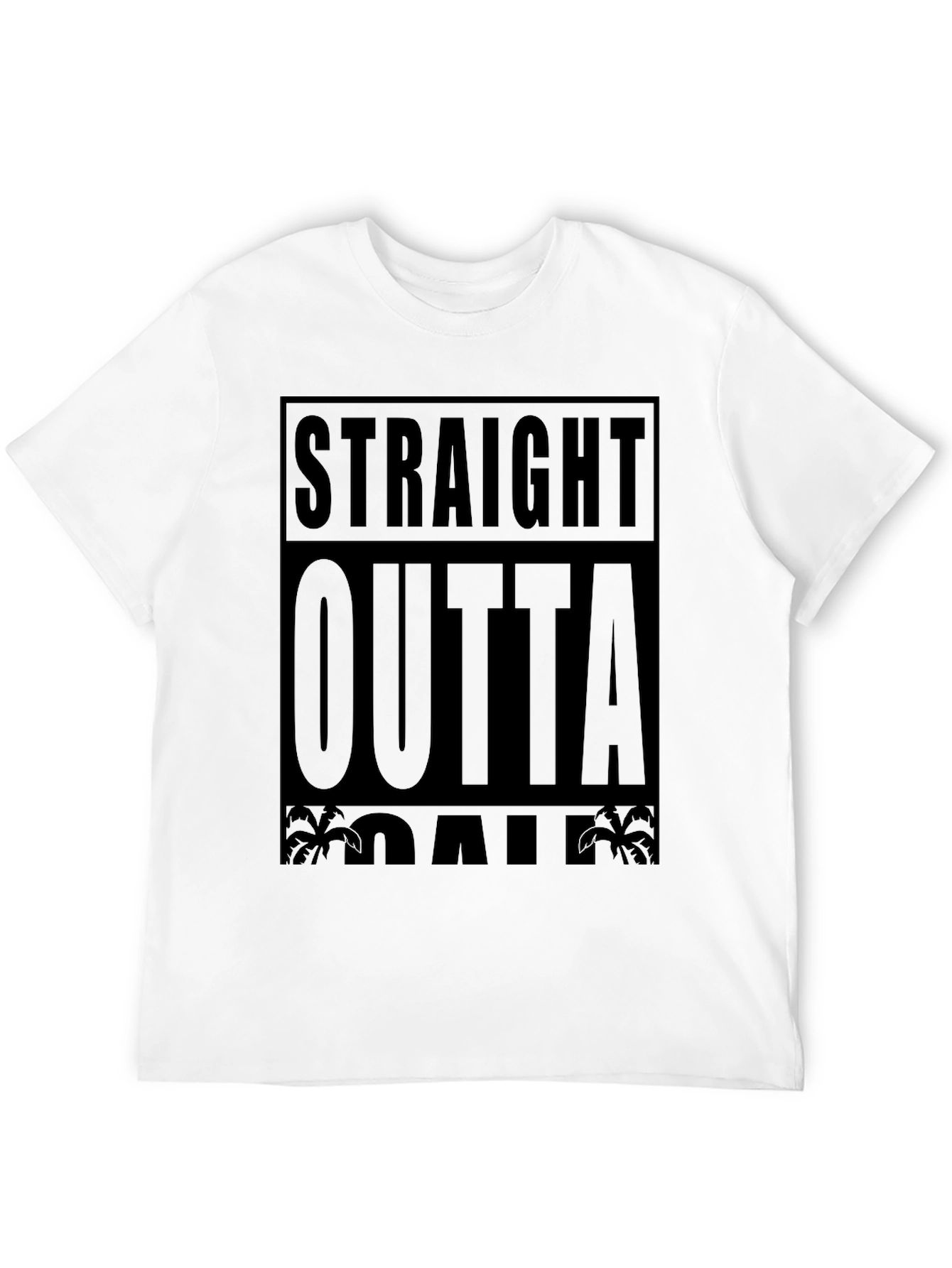 Straight Outta Oahu Black T-Shirt