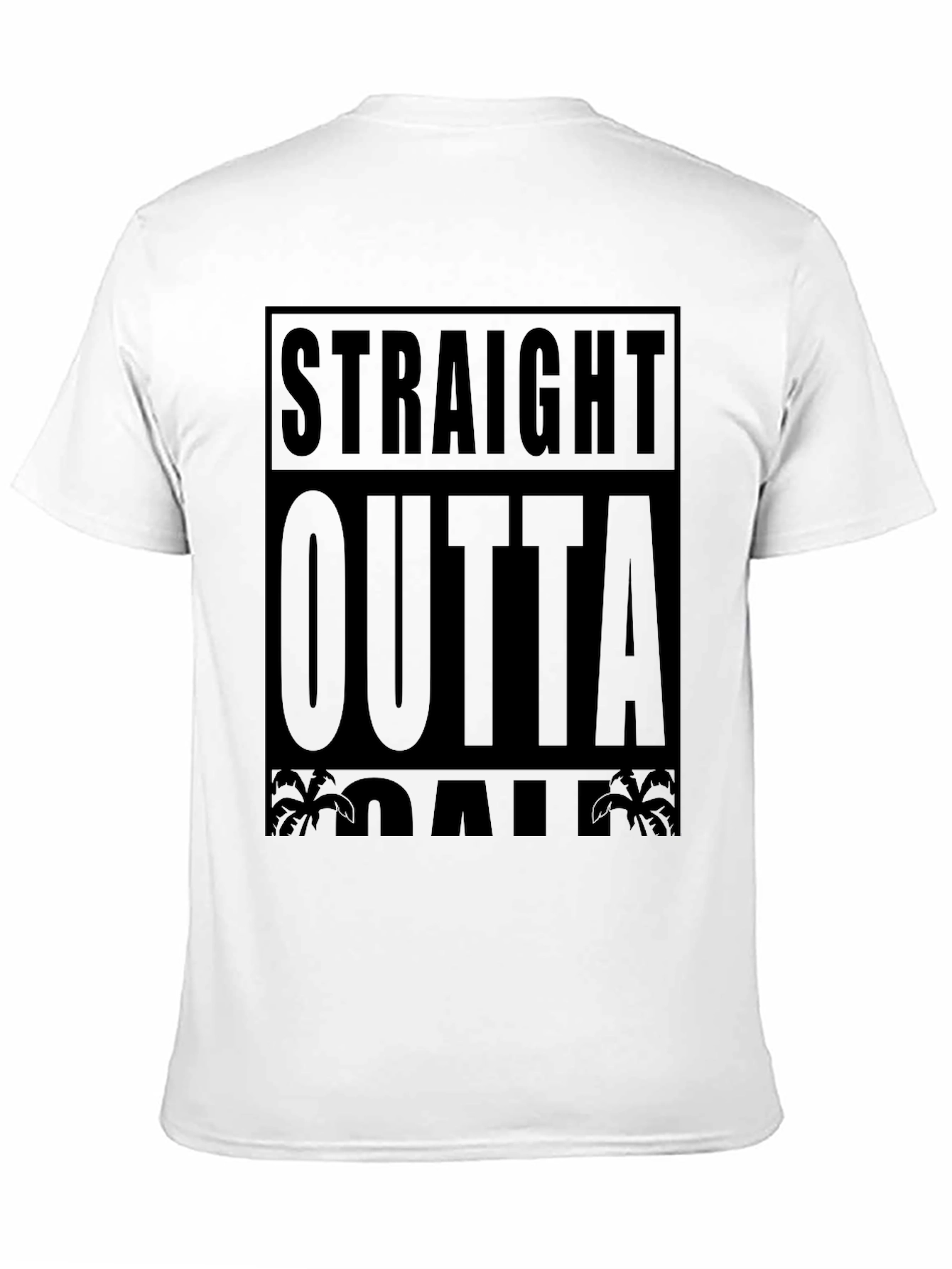 Straight Outta Oahu Black T-Shirt