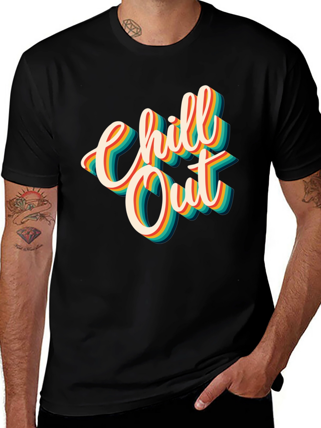 Chill Out Retro T-Shirt - Comfort & Style