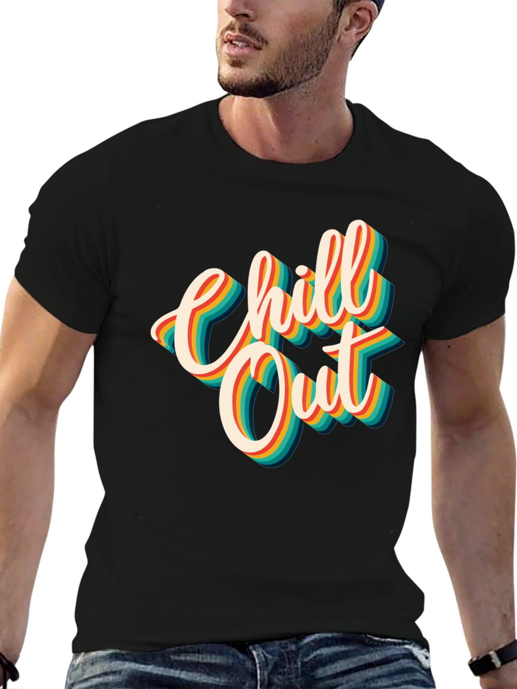 Chill Out Retro T-Shirt - Comfort & Style