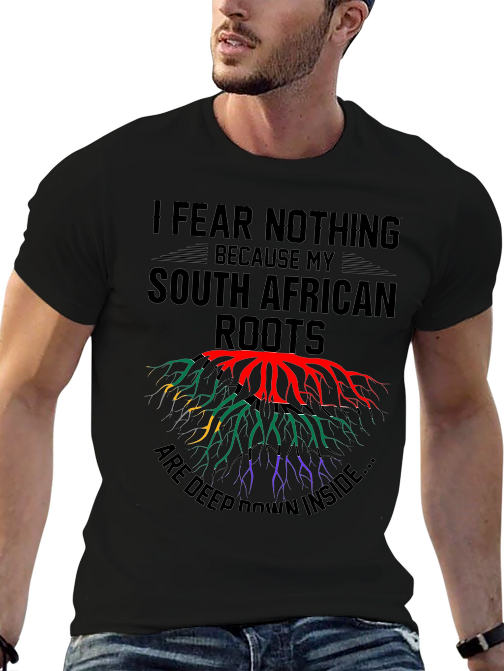 South African Roots T-Shirt - I Fear Nothing