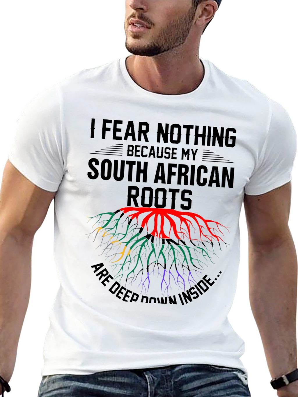 South African Roots T-Shirt - I Fear Nothing