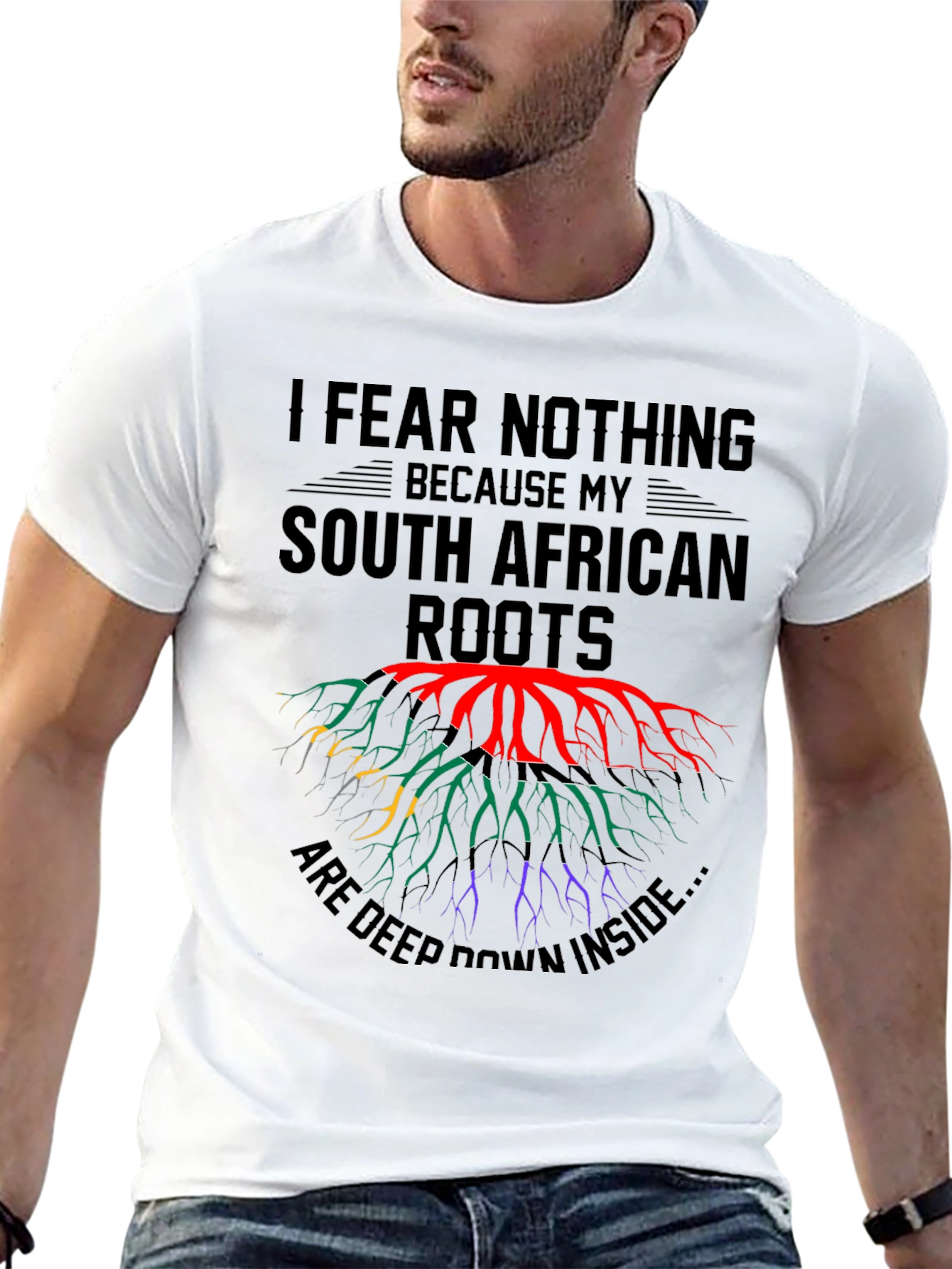 South African Roots T-Shirt - I Fear Nothing