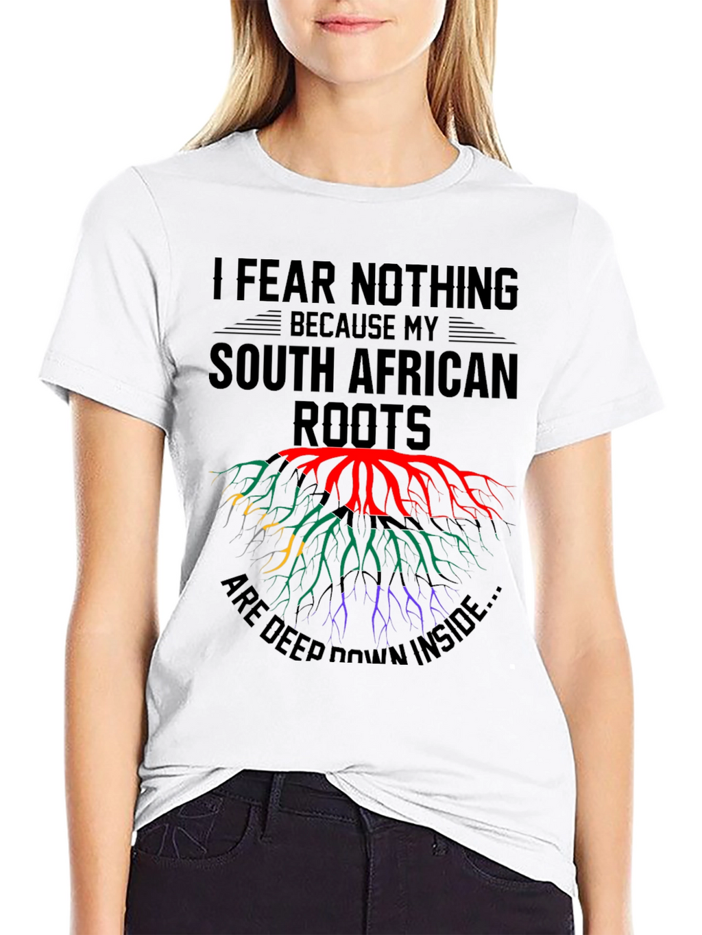 South African Roots T-Shirt - I Fear Nothing