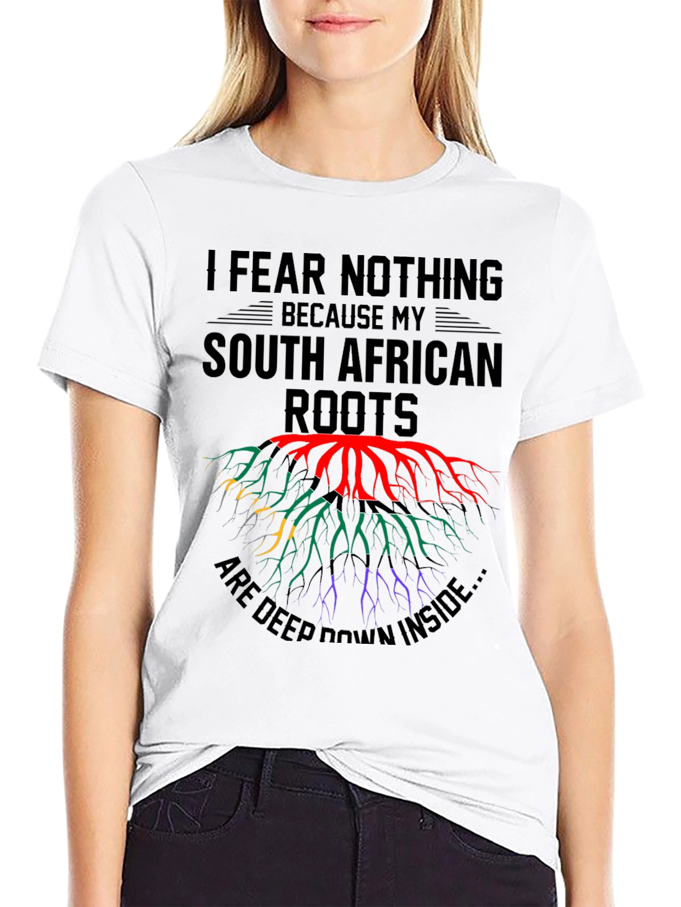 South African Roots T-Shirt - I Fear Nothing