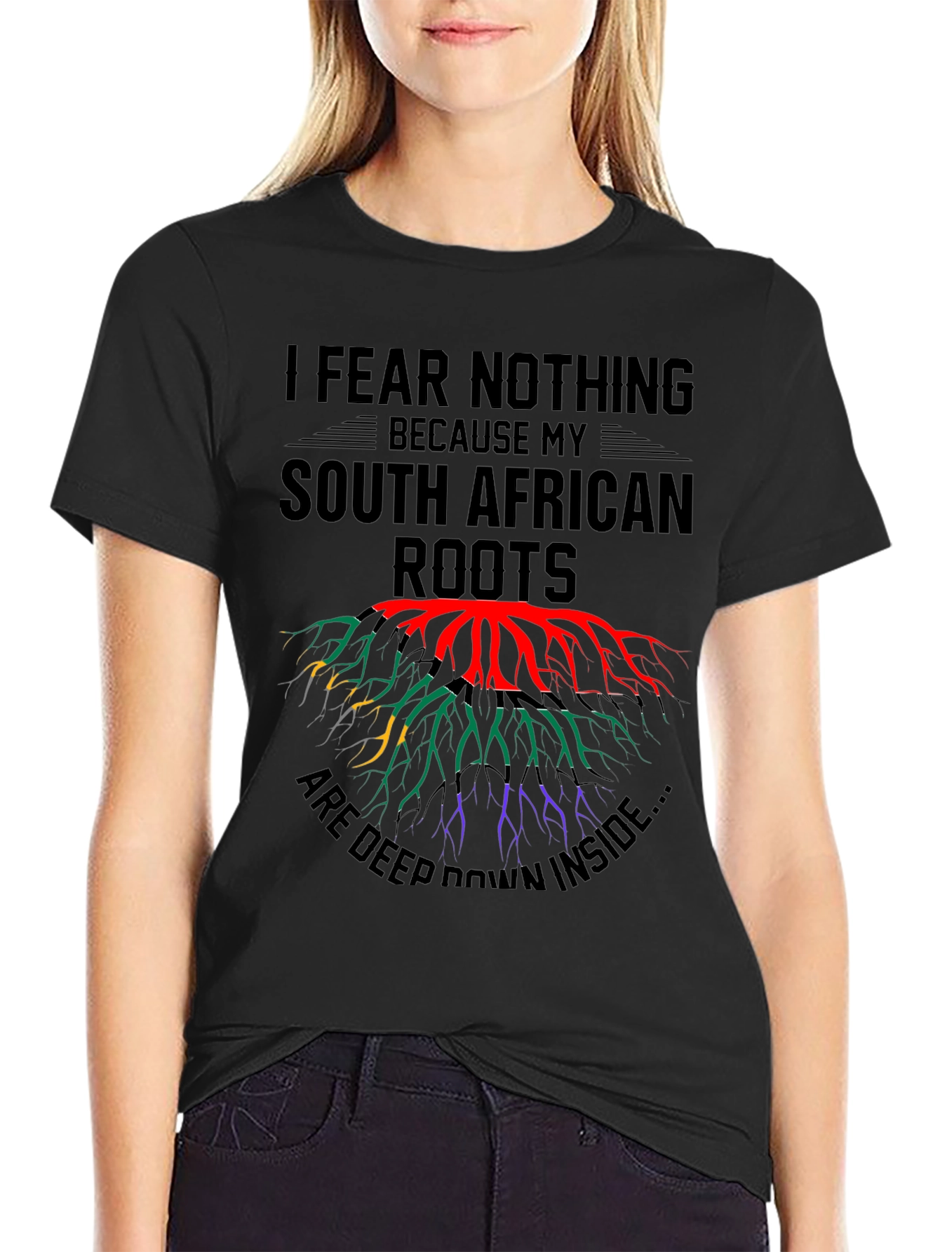 South African Roots T-Shirt - I Fear Nothing