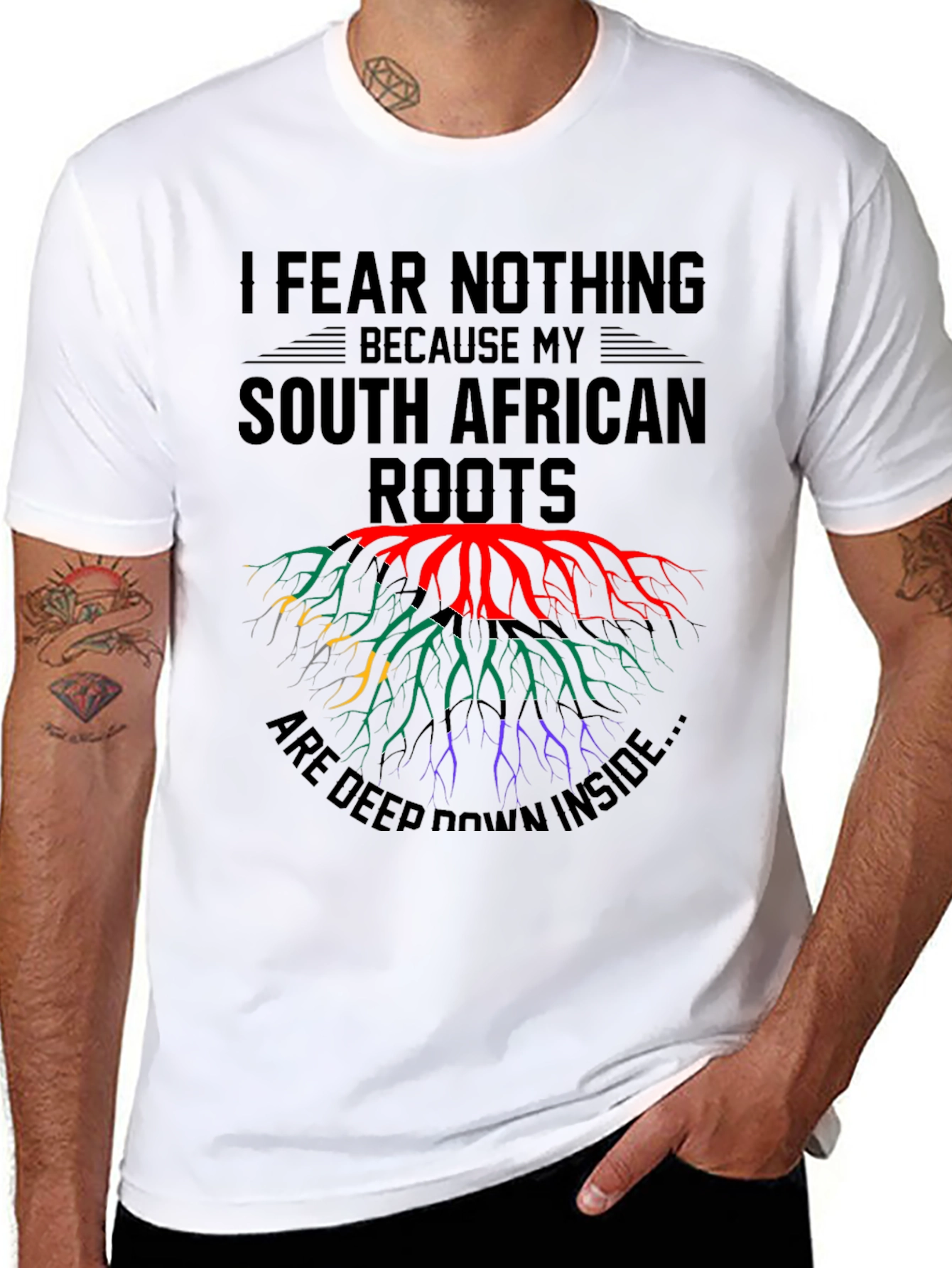 South African Roots T-Shirt - I Fear Nothing