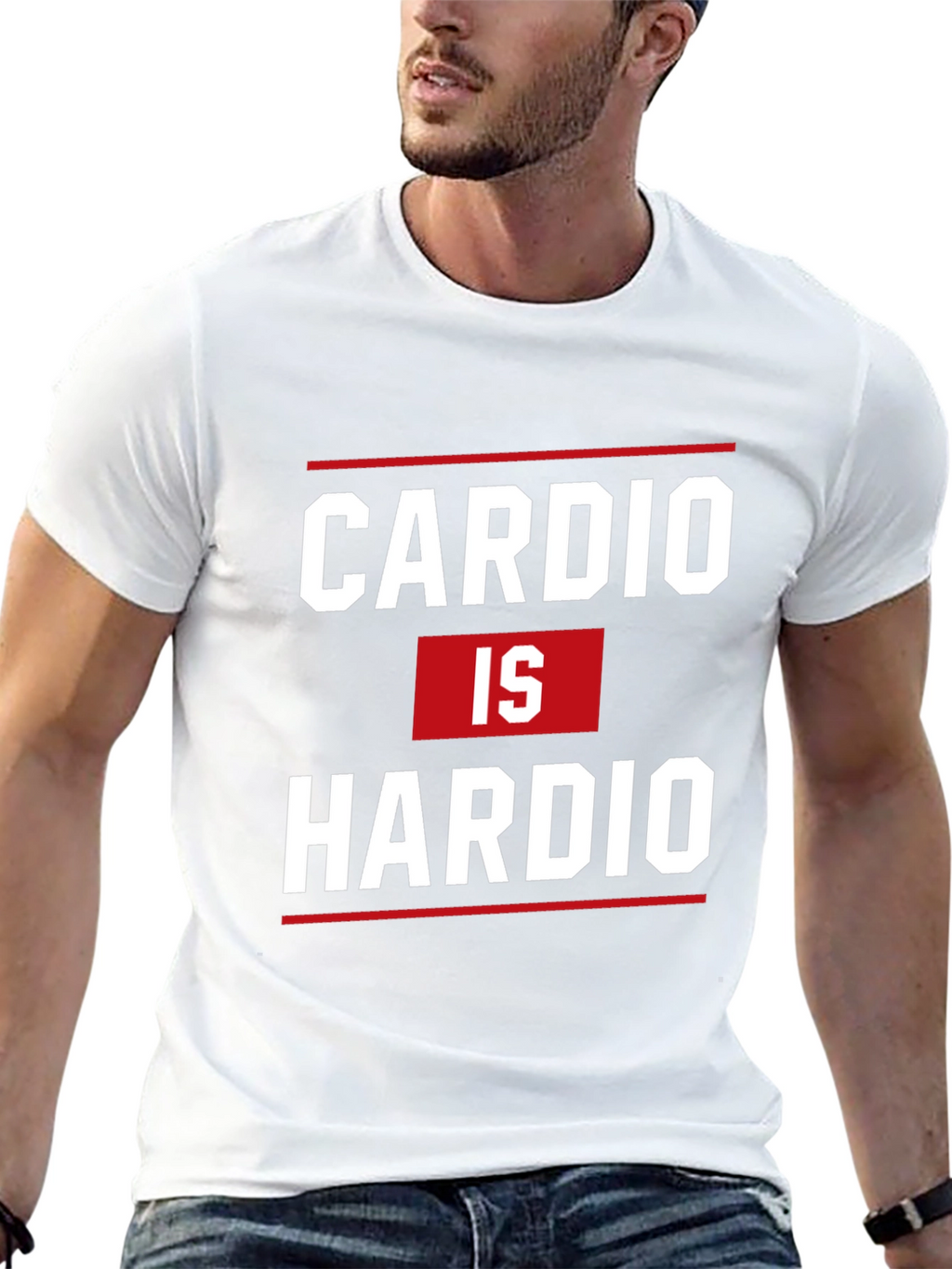 Cardio is Hardio Graphic T-Shirt