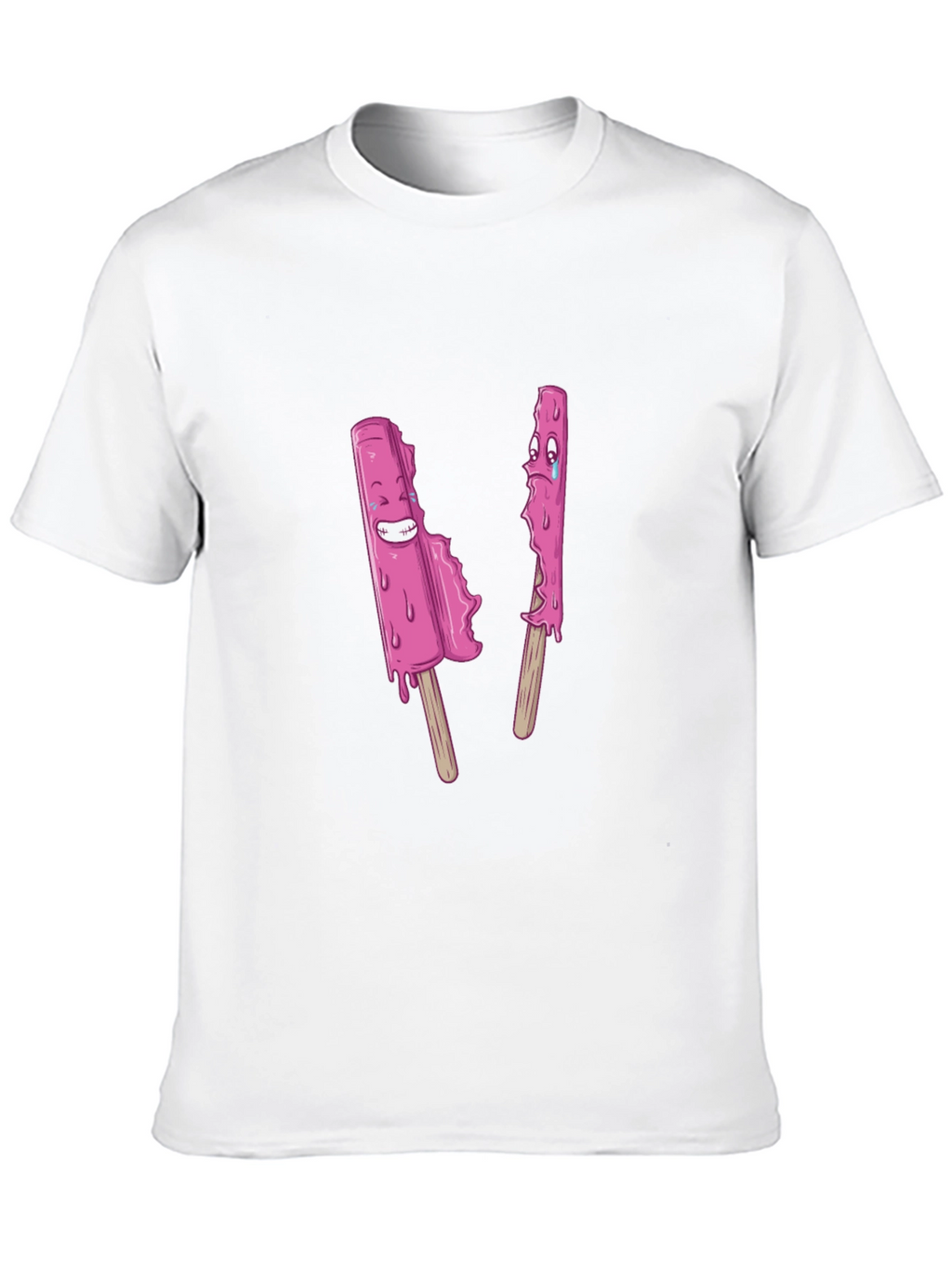 Funny Popsicle Graphic Tee - Black Unisex T-Shirt