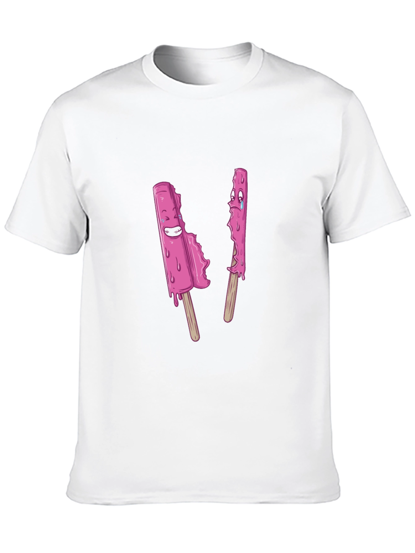 Funny Popsicle Graphic Tee - Black Unisex T-Shirt