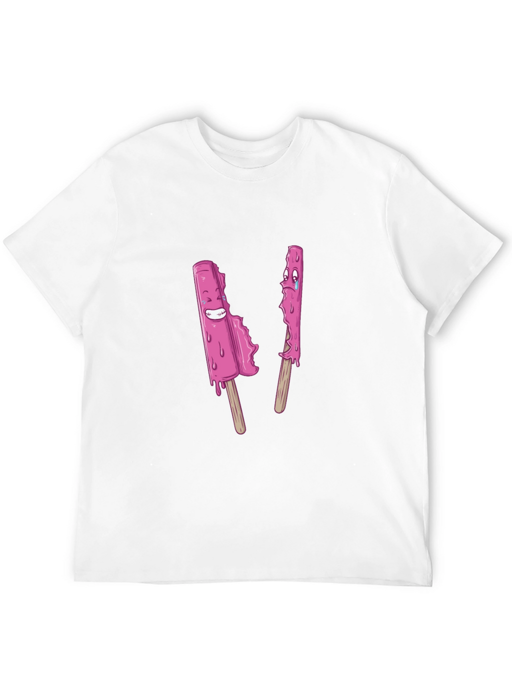 Funny Popsicle Graphic Tee - Black Unisex T-Shirt