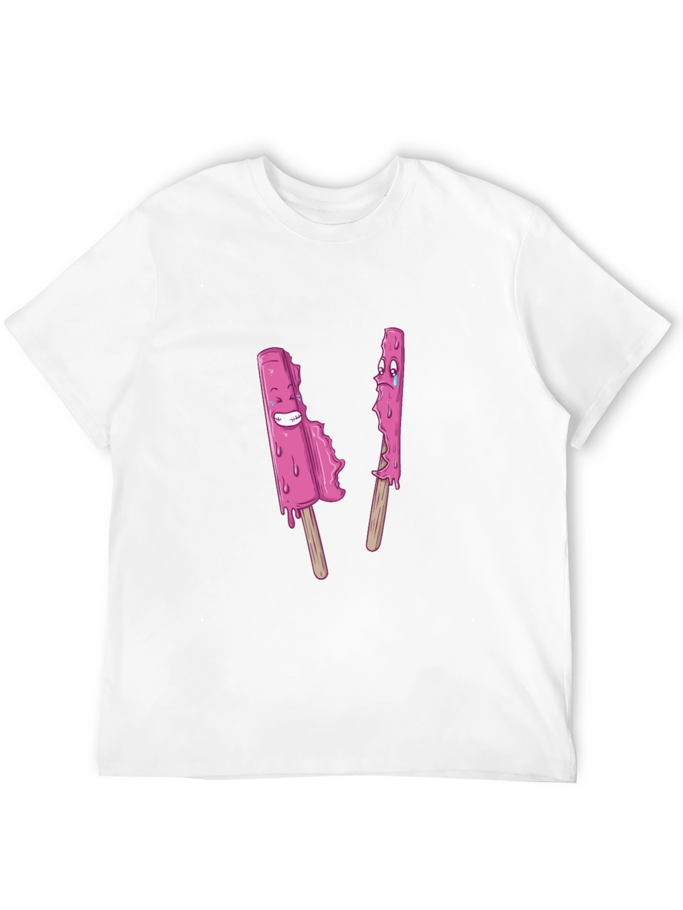 Funny Popsicle Graphic Tee - Black Unisex T-Shirt