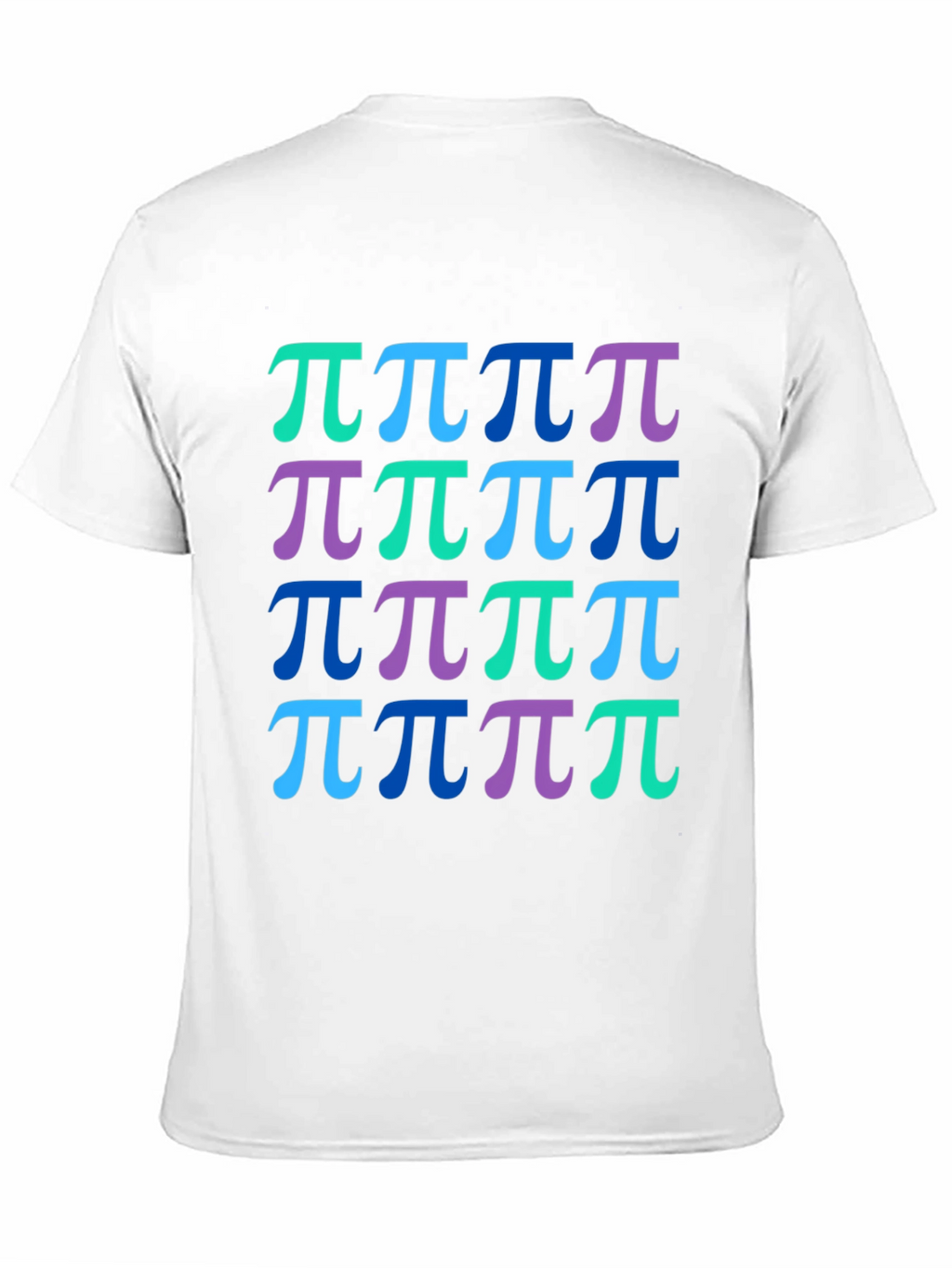Pi Symbol Pattern Graphic Tee