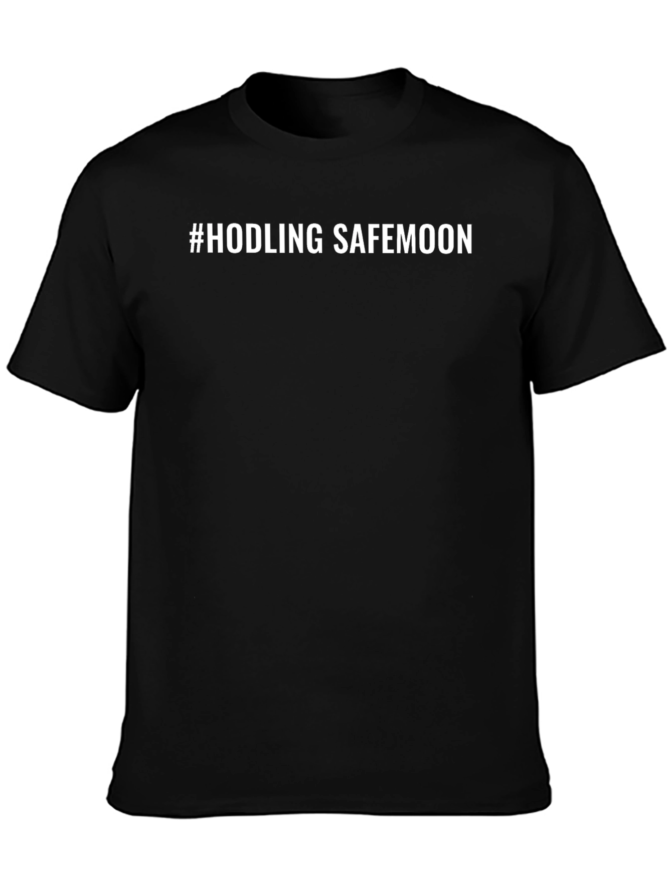 #HODLING SAFEMOON Black T-Shirt