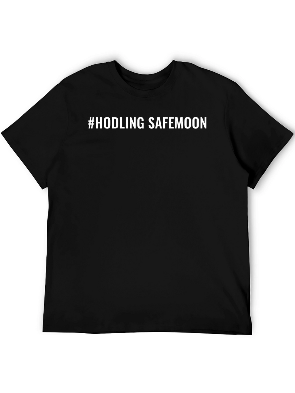 #HODLING SAFEMOON Black T-Shirt