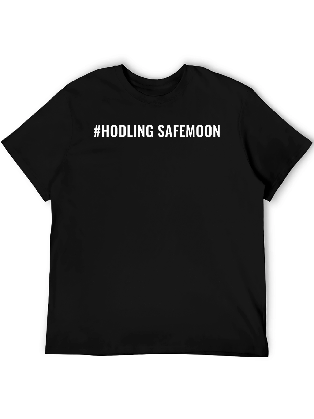 #HODLING SAFEMOON Black T-Shirt
