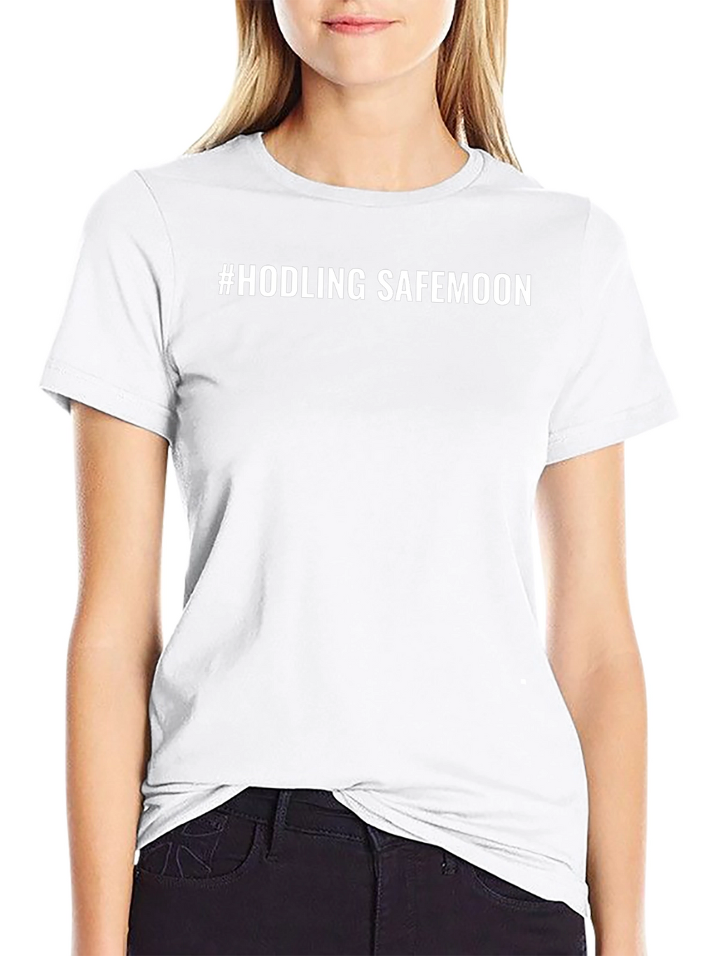 #HODLING SAFEMOON Black T-Shirt