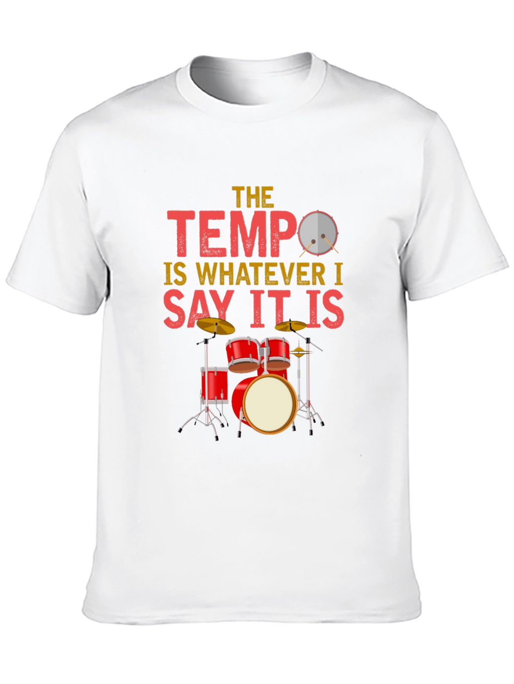The Tempo Drummer T-Shirt: Music Lover Tee