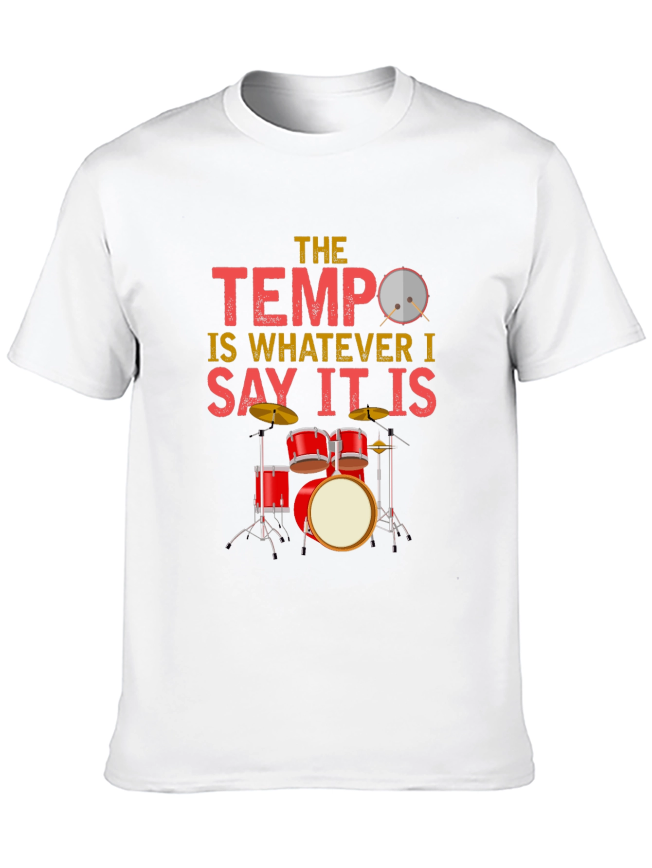 The Tempo Drummer T-Shirt: Music Lover Tee