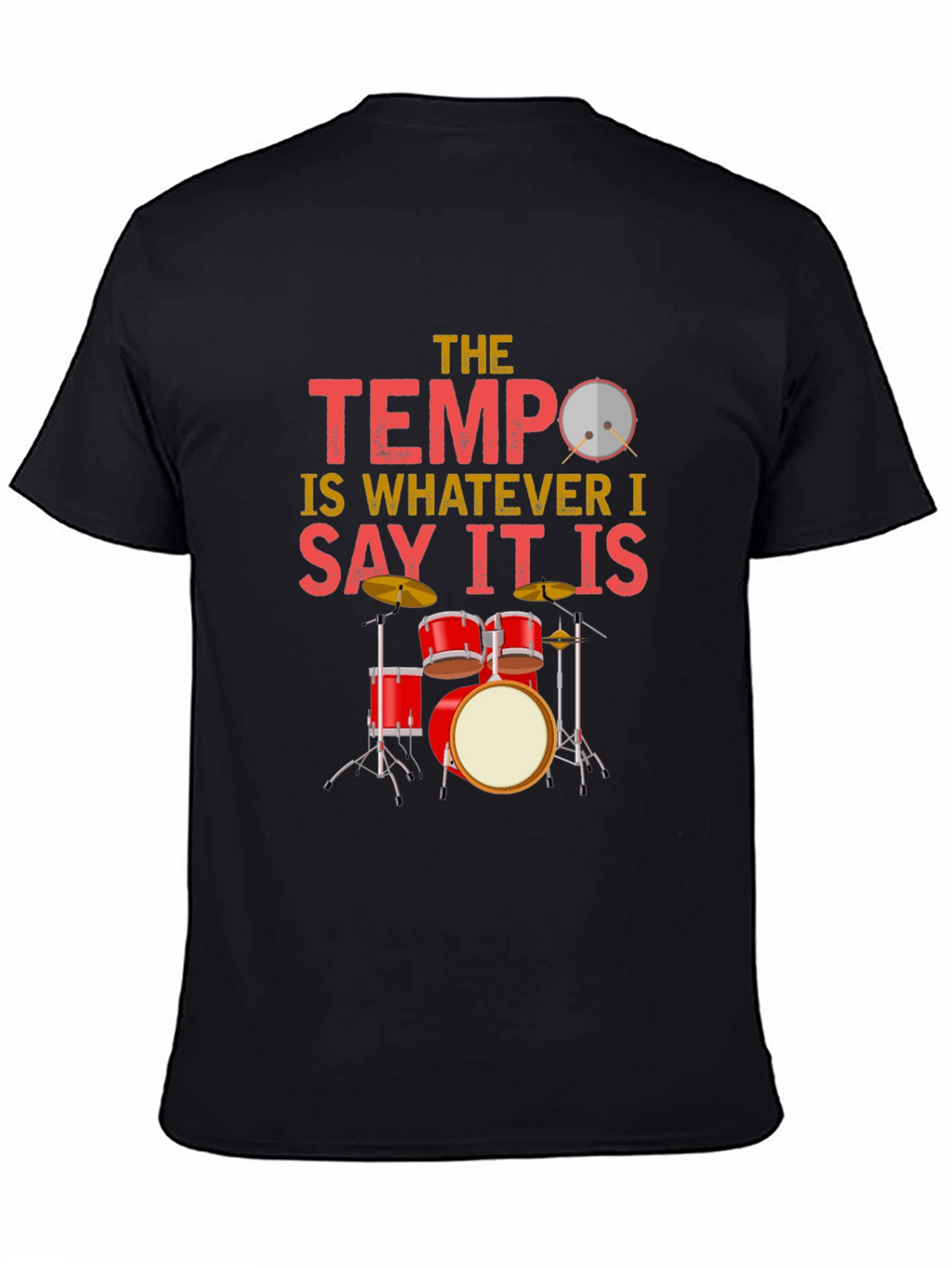 The Tempo Drummer T-Shirt: Music Lover Tee