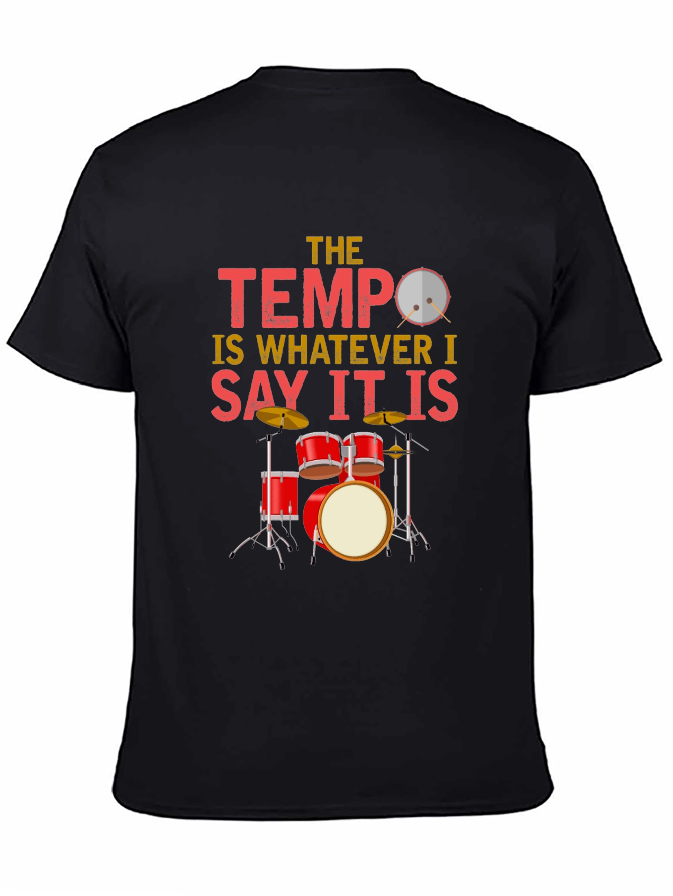 The Tempo Drummer T-Shirt: Music Lover Tee