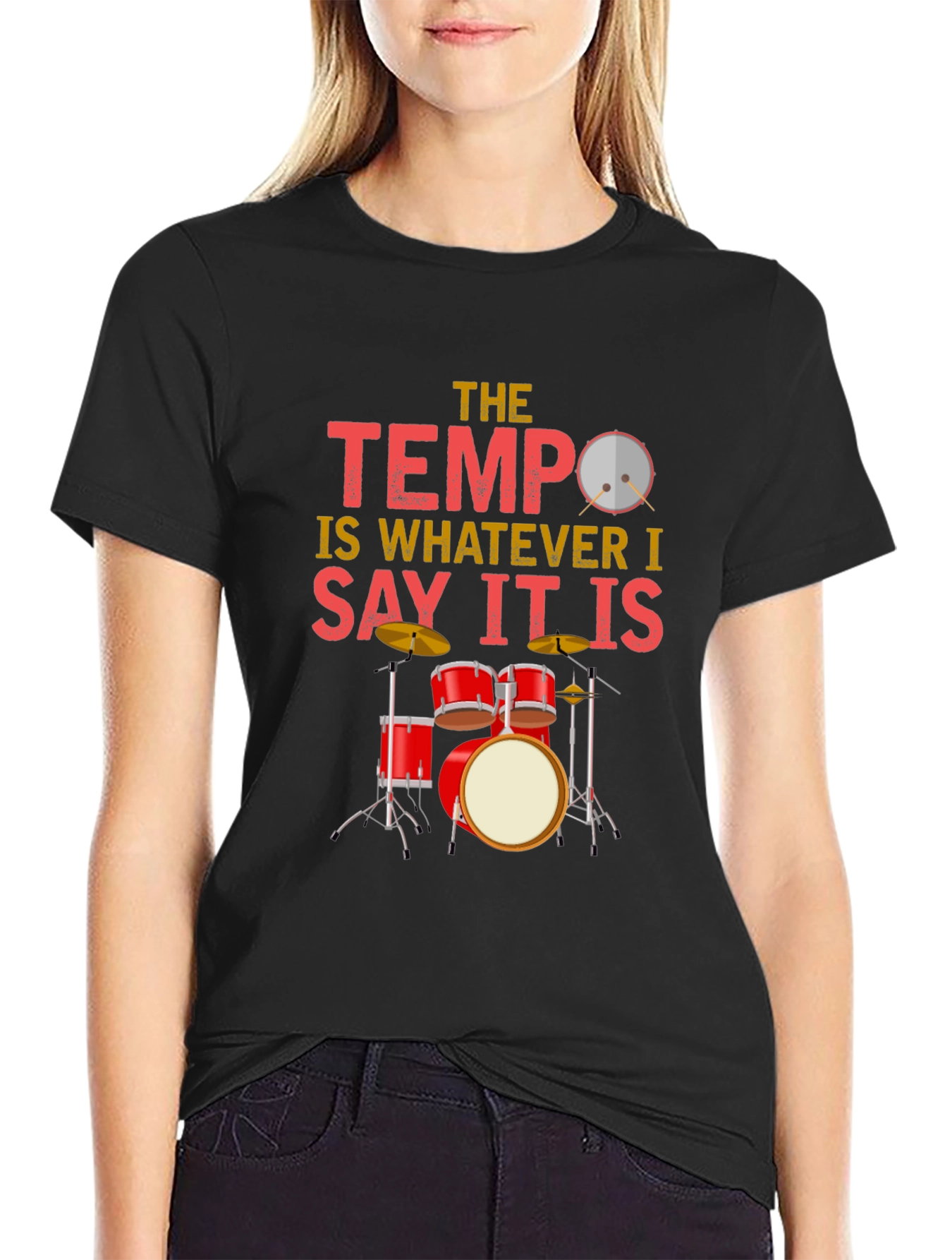 The Tempo Drummer T-Shirt: Music Lover Tee