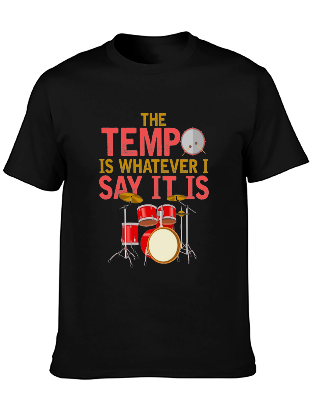 The Tempo Drummer T-Shirt: Music Lover Tee