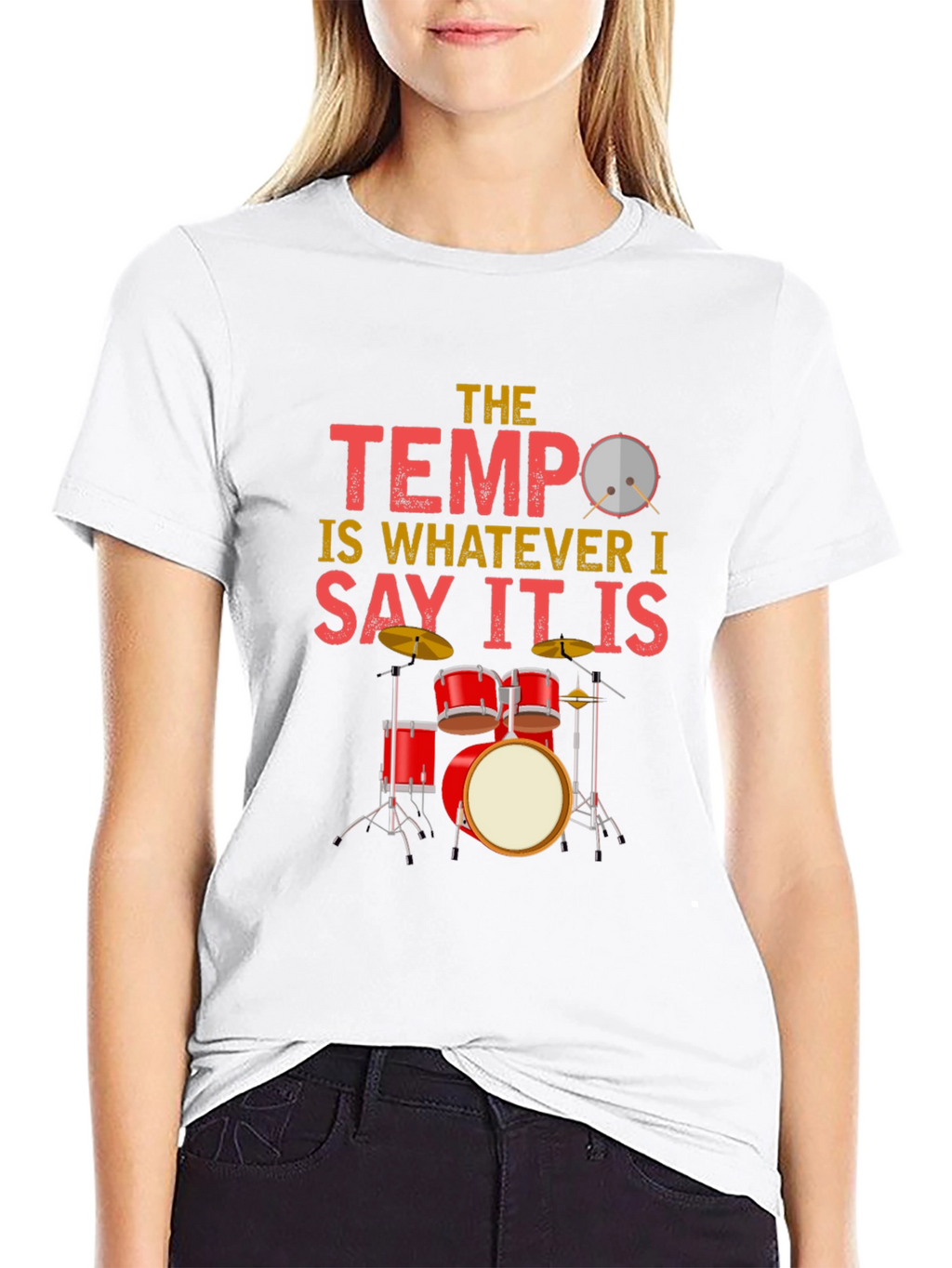 The Tempo Drummer T-Shirt: Music Lover Tee