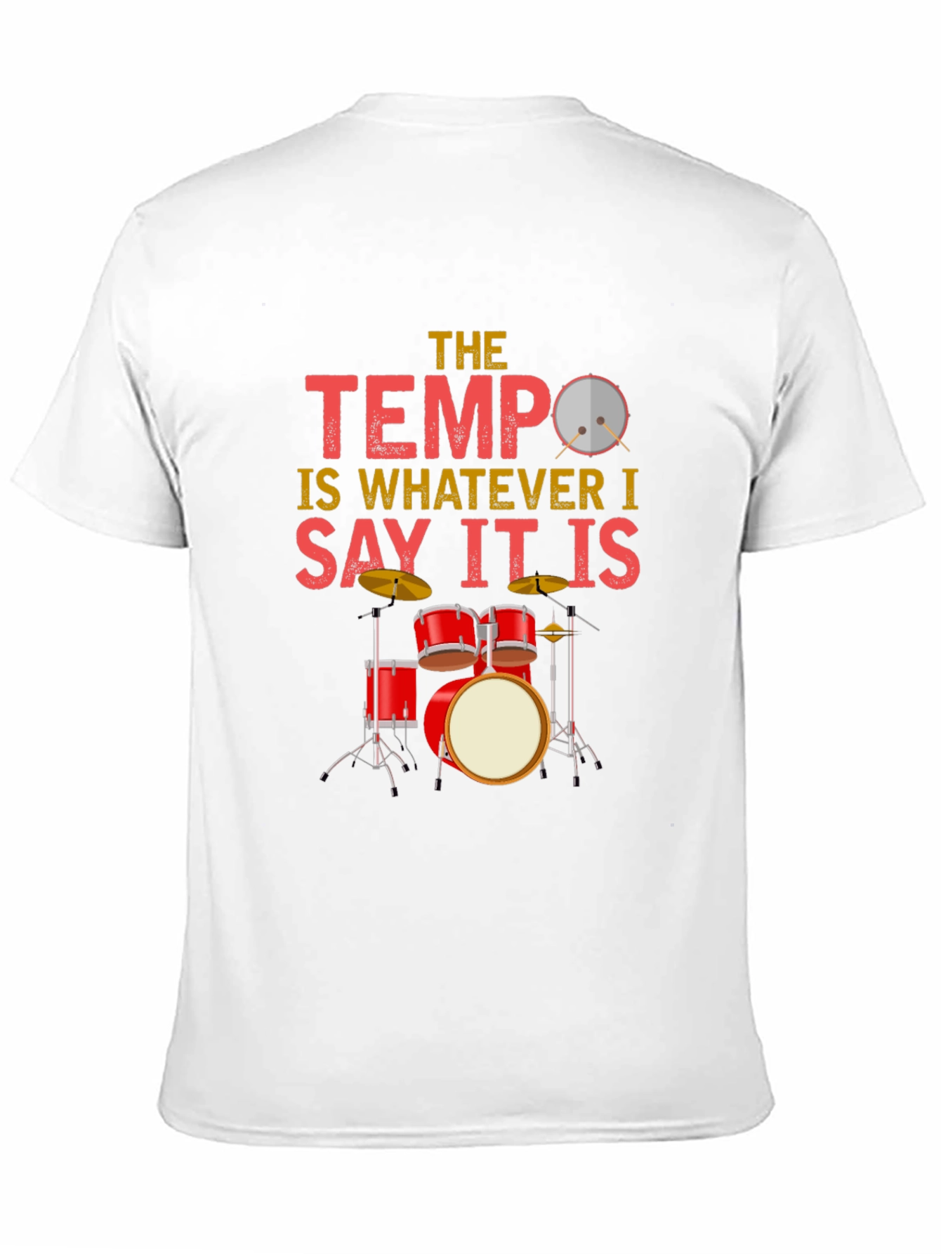 The Tempo Drummer T-Shirt: Music Lover Tee