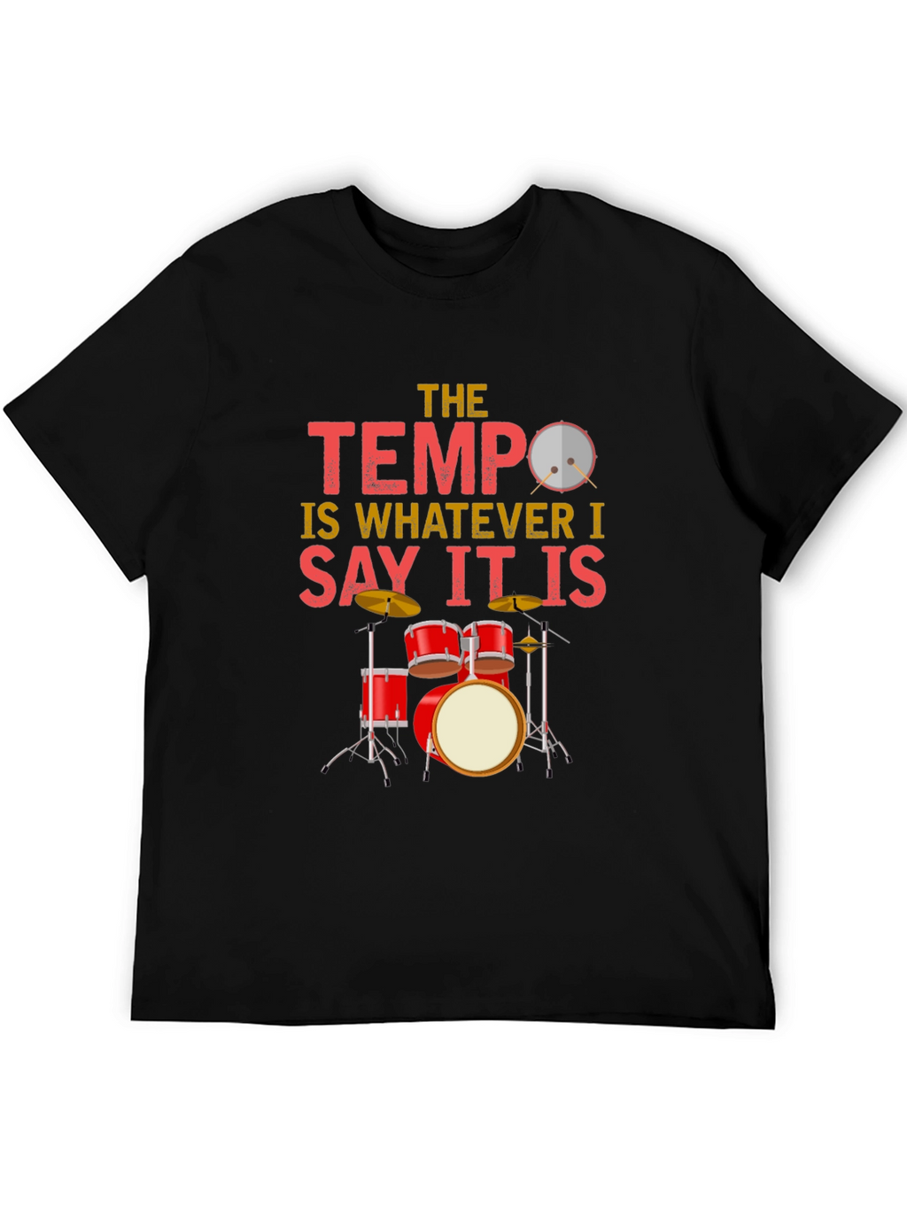 The Tempo Drummer T-Shirt: Music Lover Tee