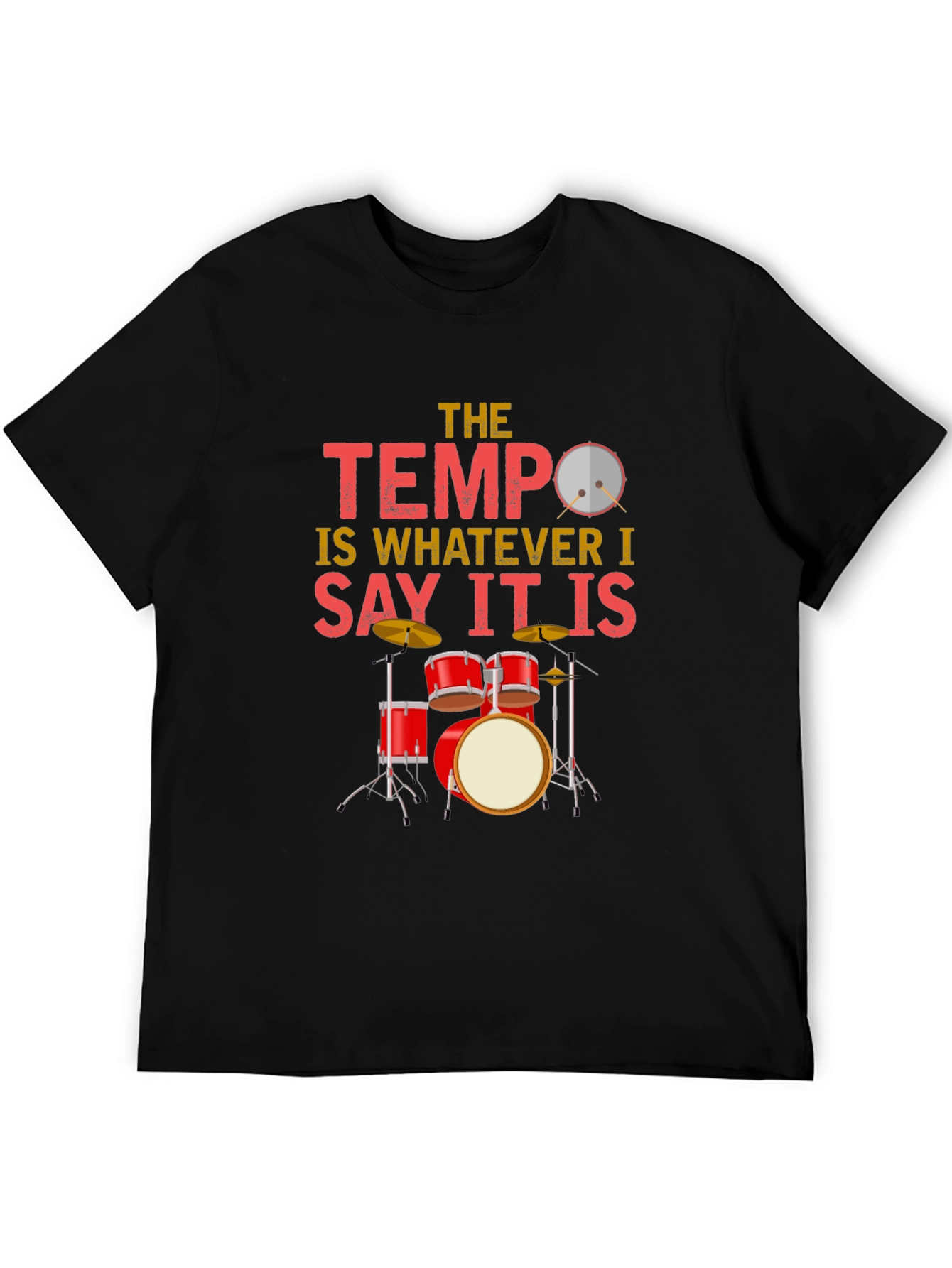 The Tempo Drummer T-Shirt: Music Lover Tee