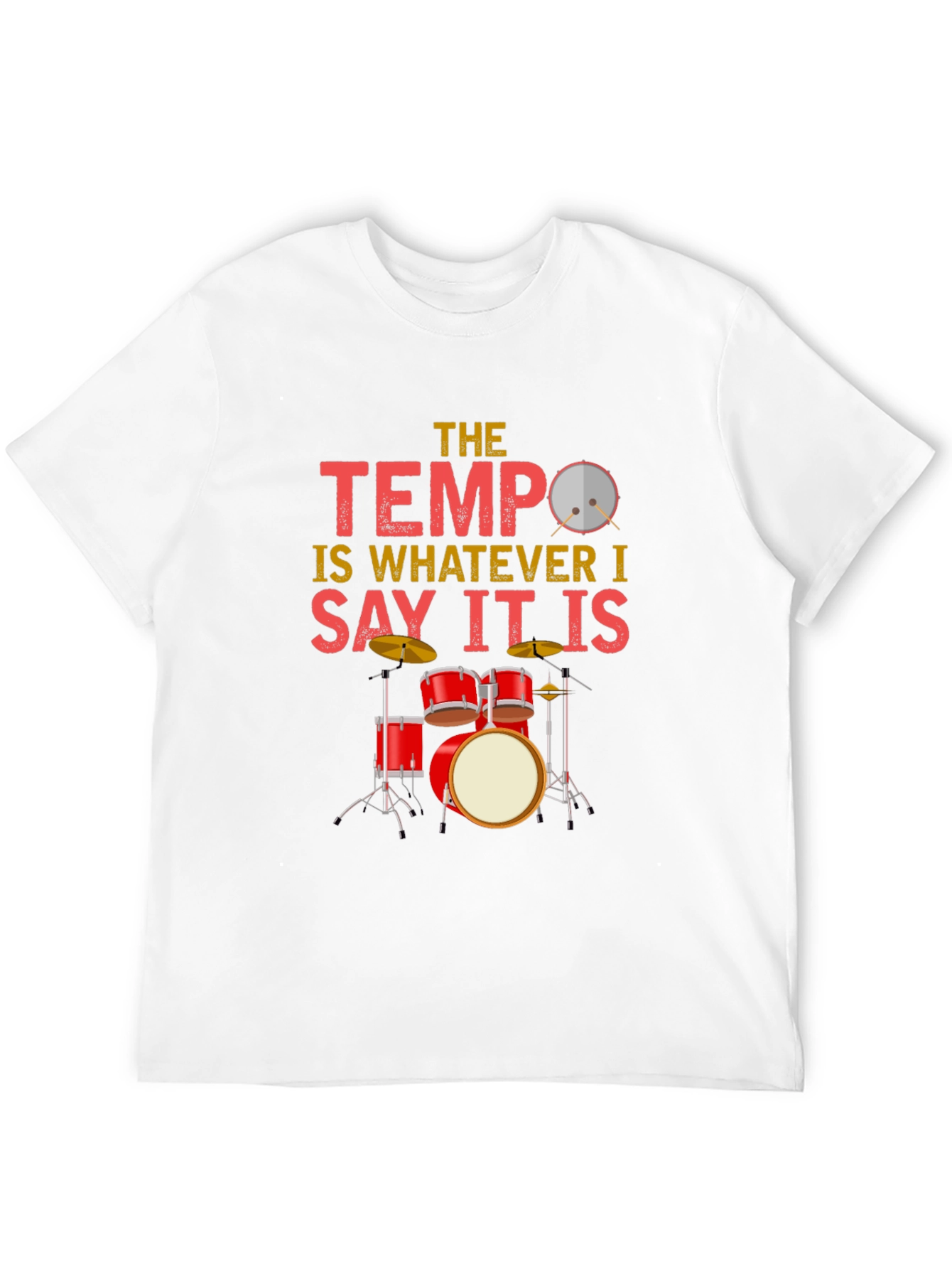 The Tempo Drummer T-Shirt: Music Lover Tee
