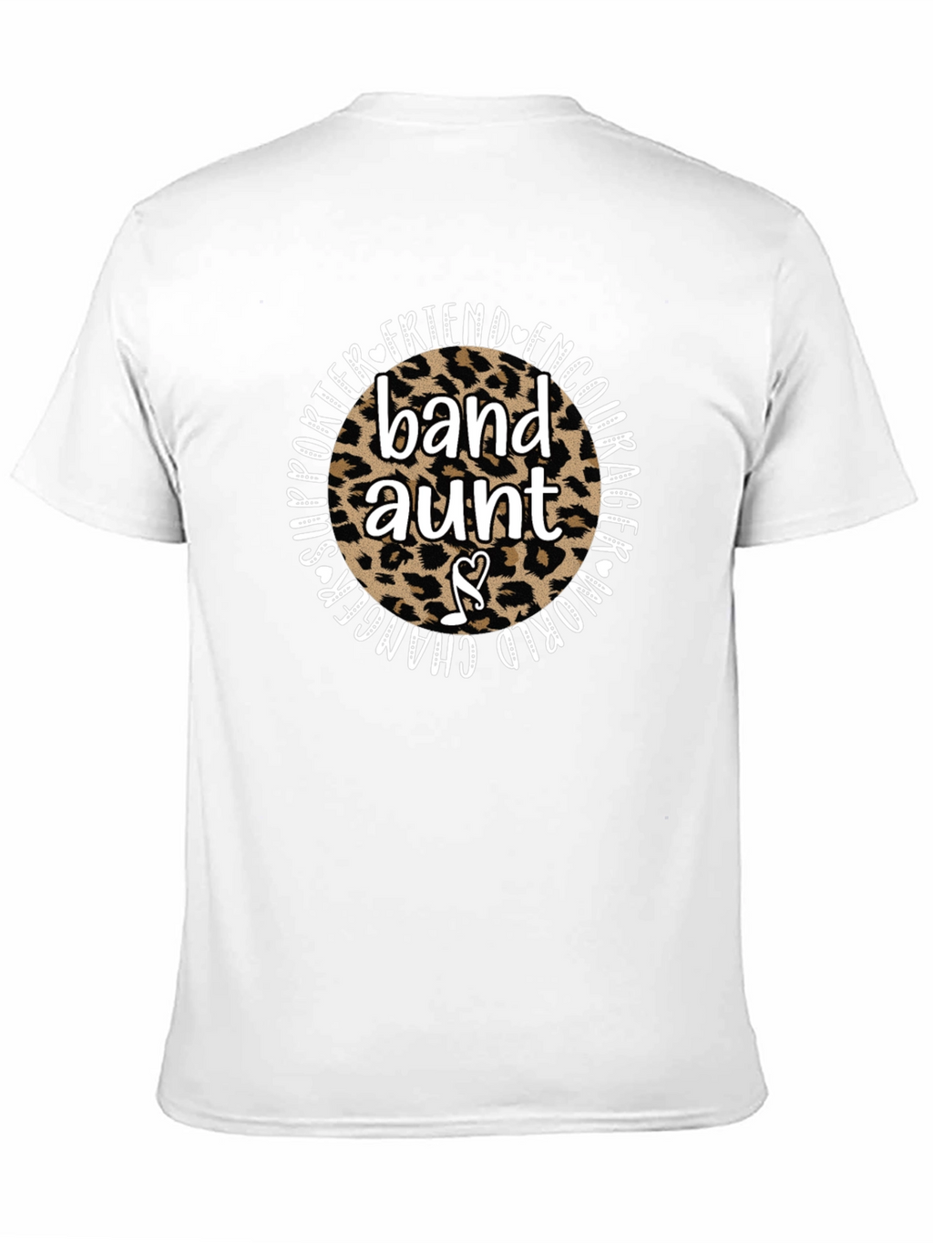 Band Aunt Leopard Print Graphic Tee