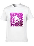 Snowboard Graphic Tee - Cool Rider Design