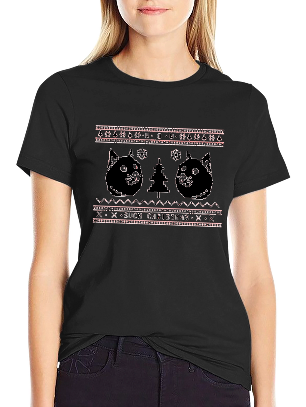 Such Christmas Doge Ugly Sweater T-Shirt