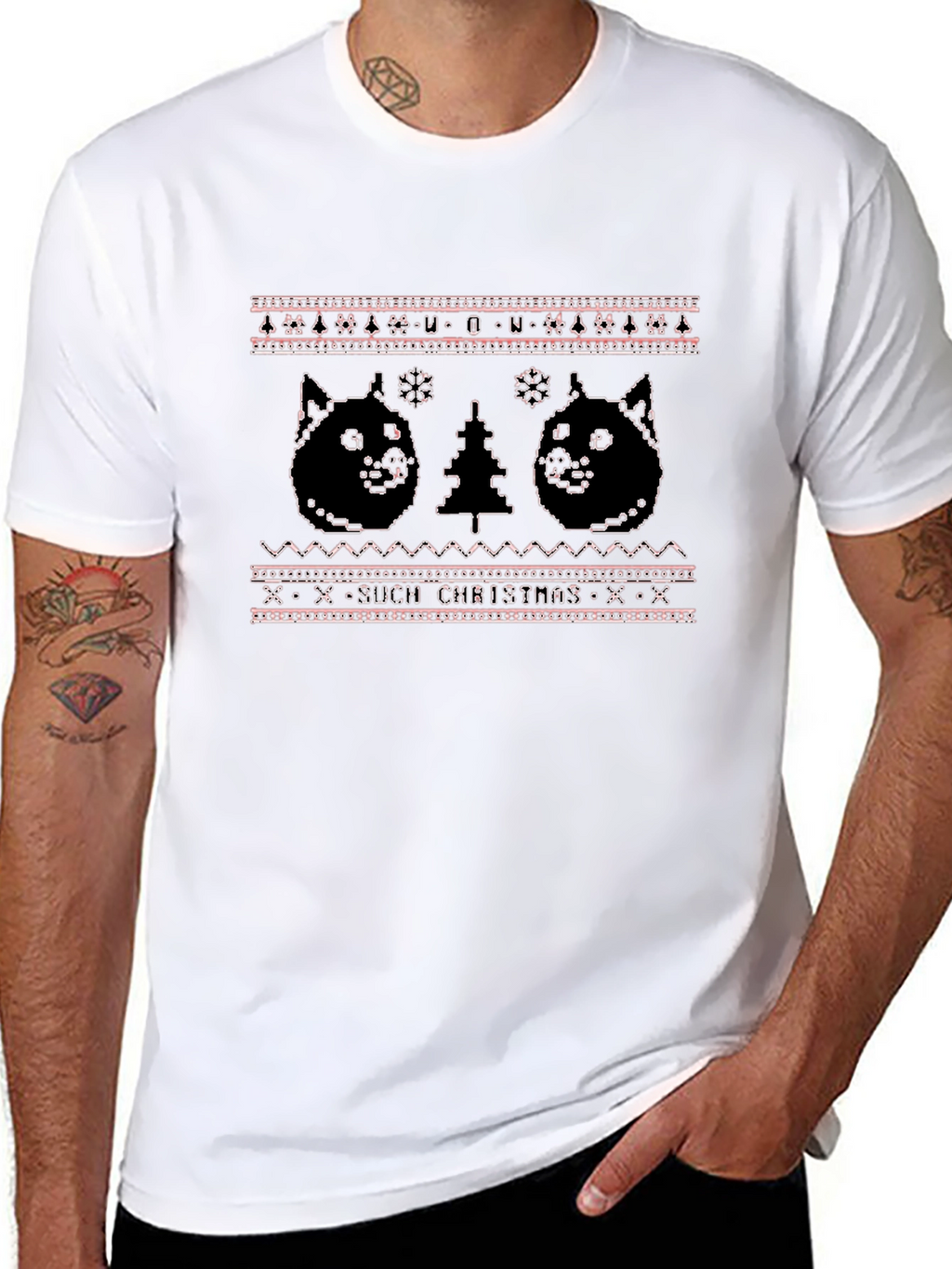Such Christmas Doge Ugly Sweater T-Shirt
