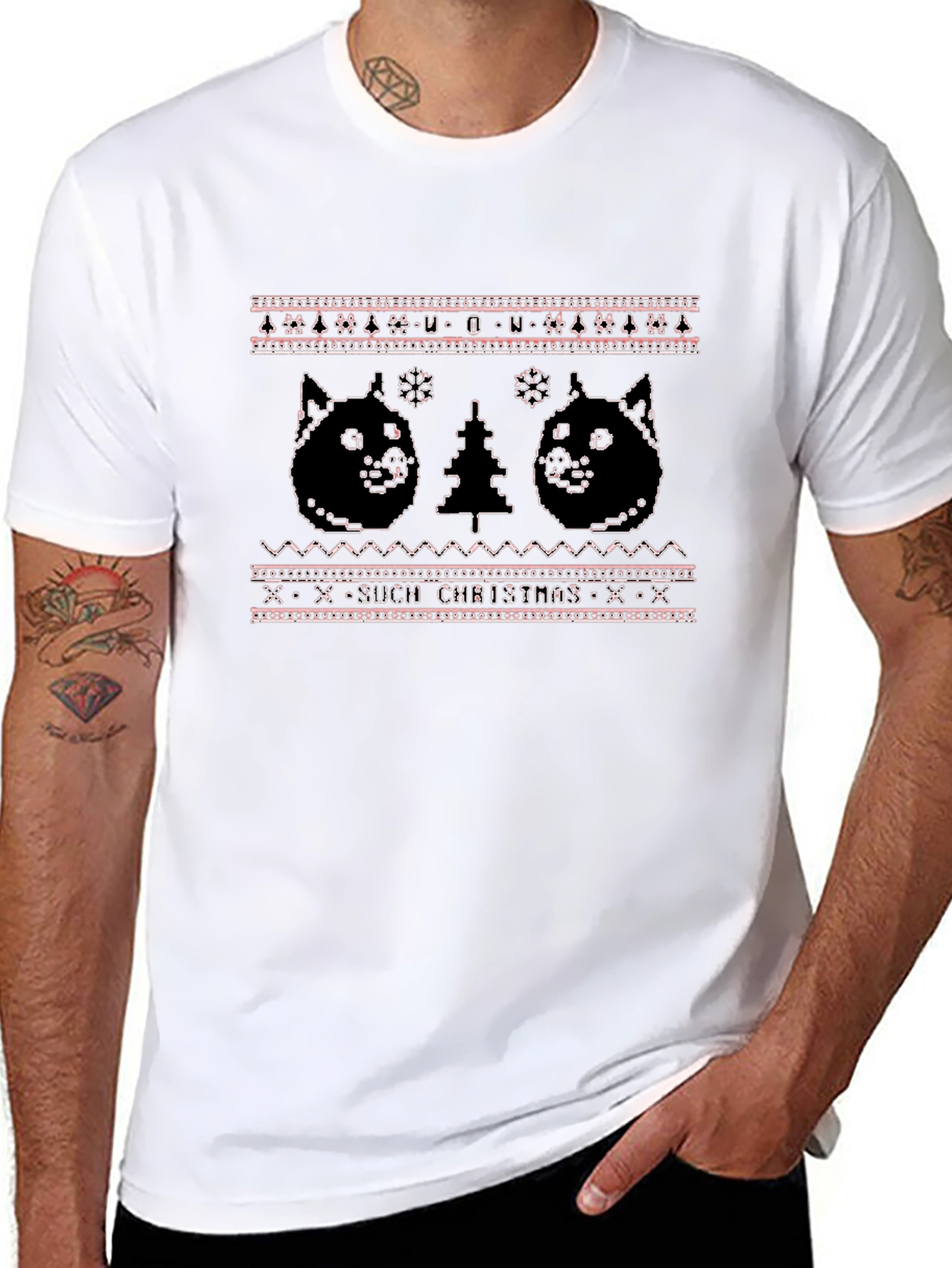 Such Christmas Doge Ugly Sweater T-Shirt