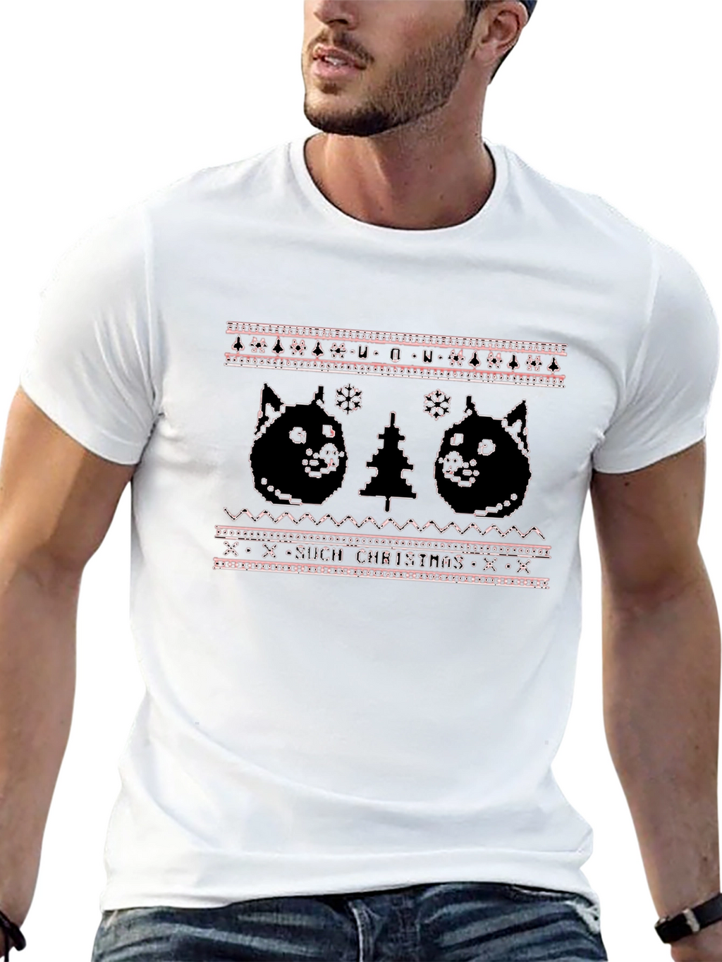 Such Christmas Doge Ugly Sweater T-Shirt