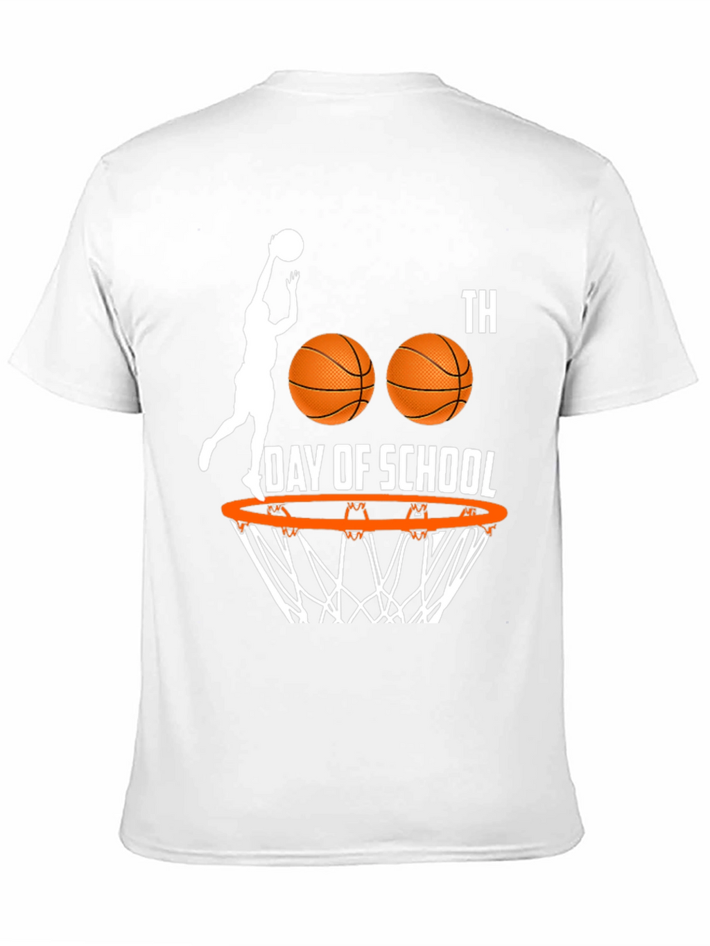 100th Day of School Basketball T-Shirt