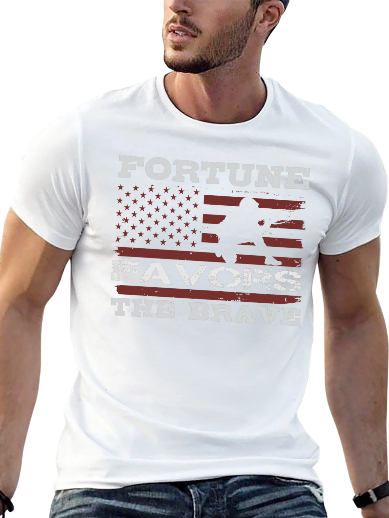 Fortune Favors The Brave Graphic Tee